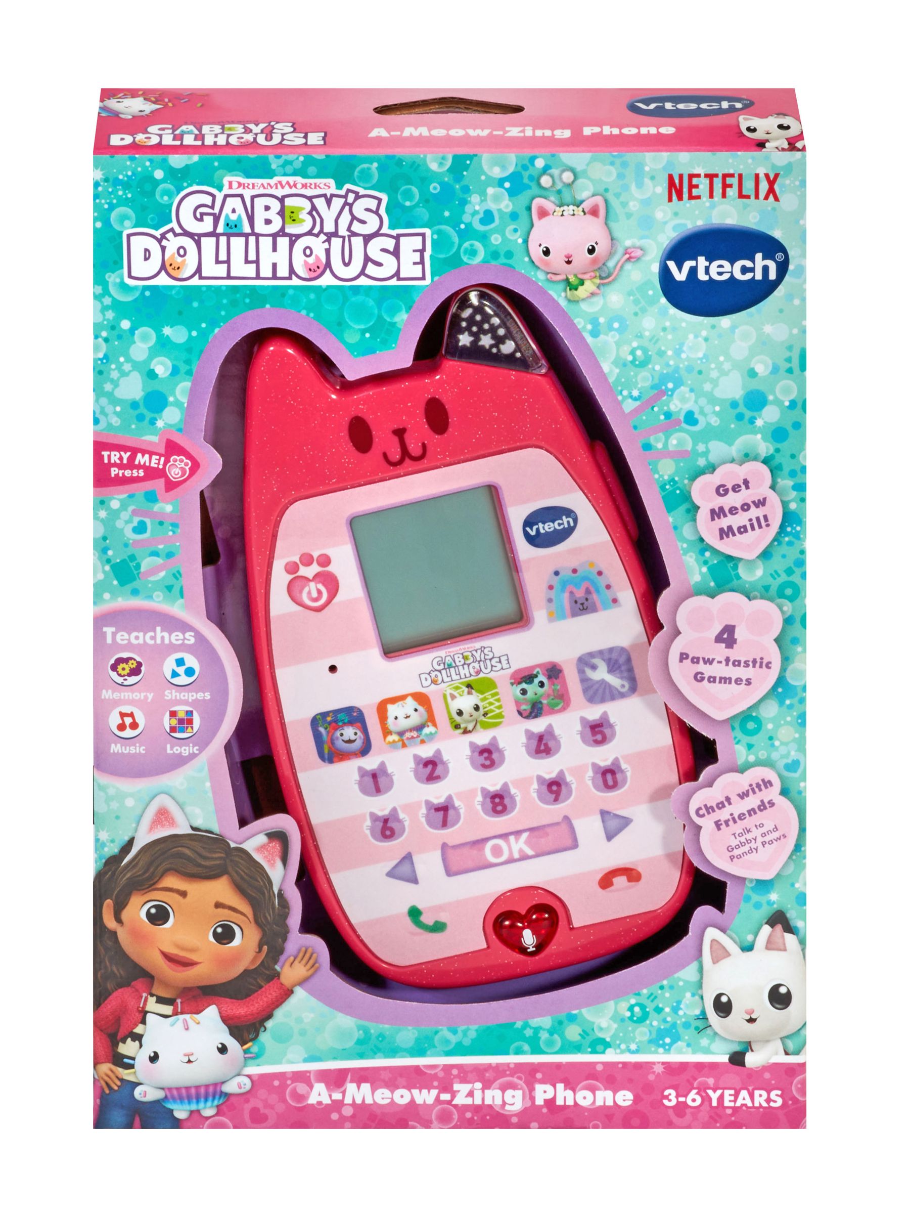VTech Blue Gabby's Dollhouse A MeowZing Phone - Image 4 of 4