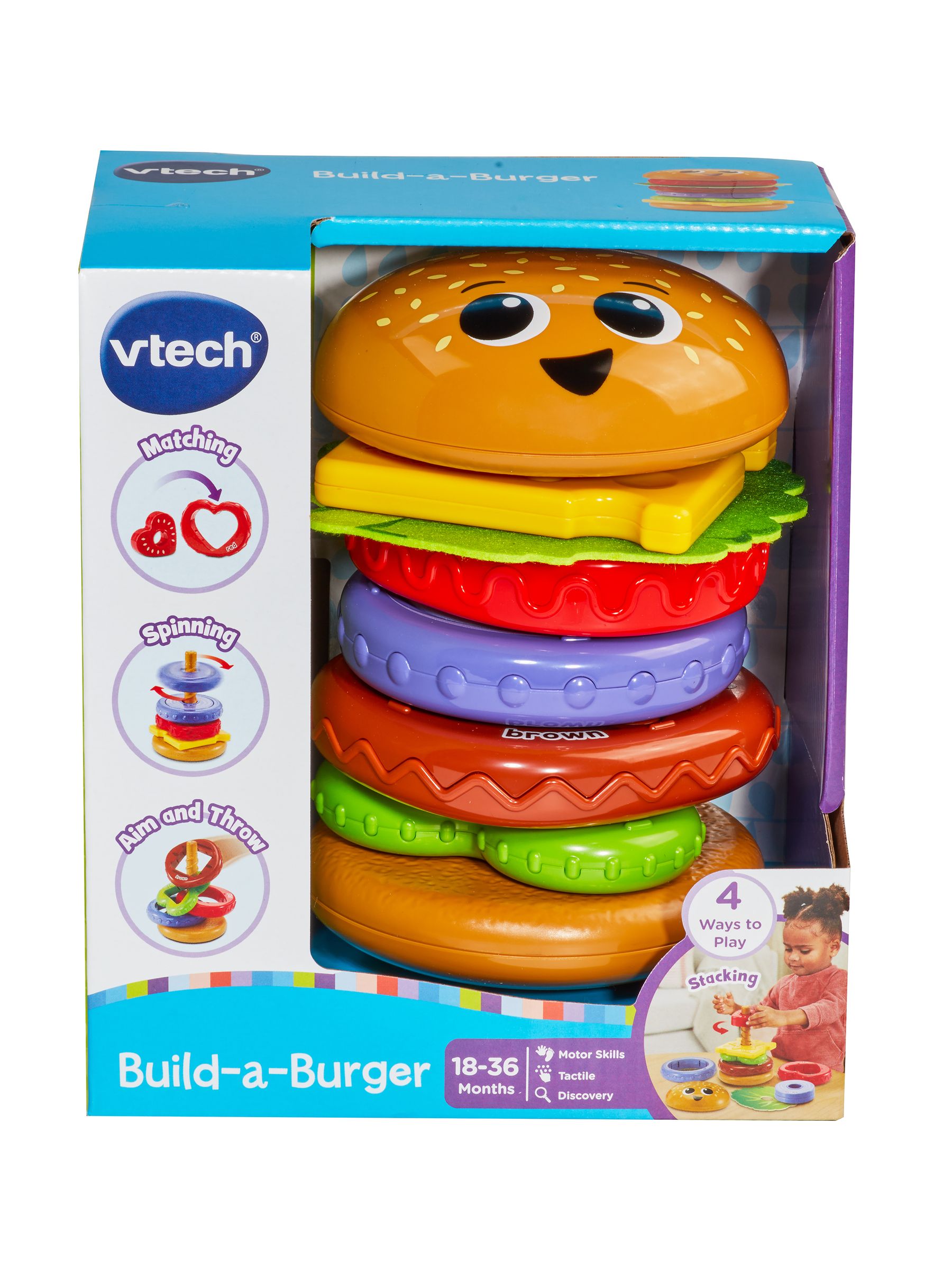 VTech Blue BuildaBurger - Image 4 of 4