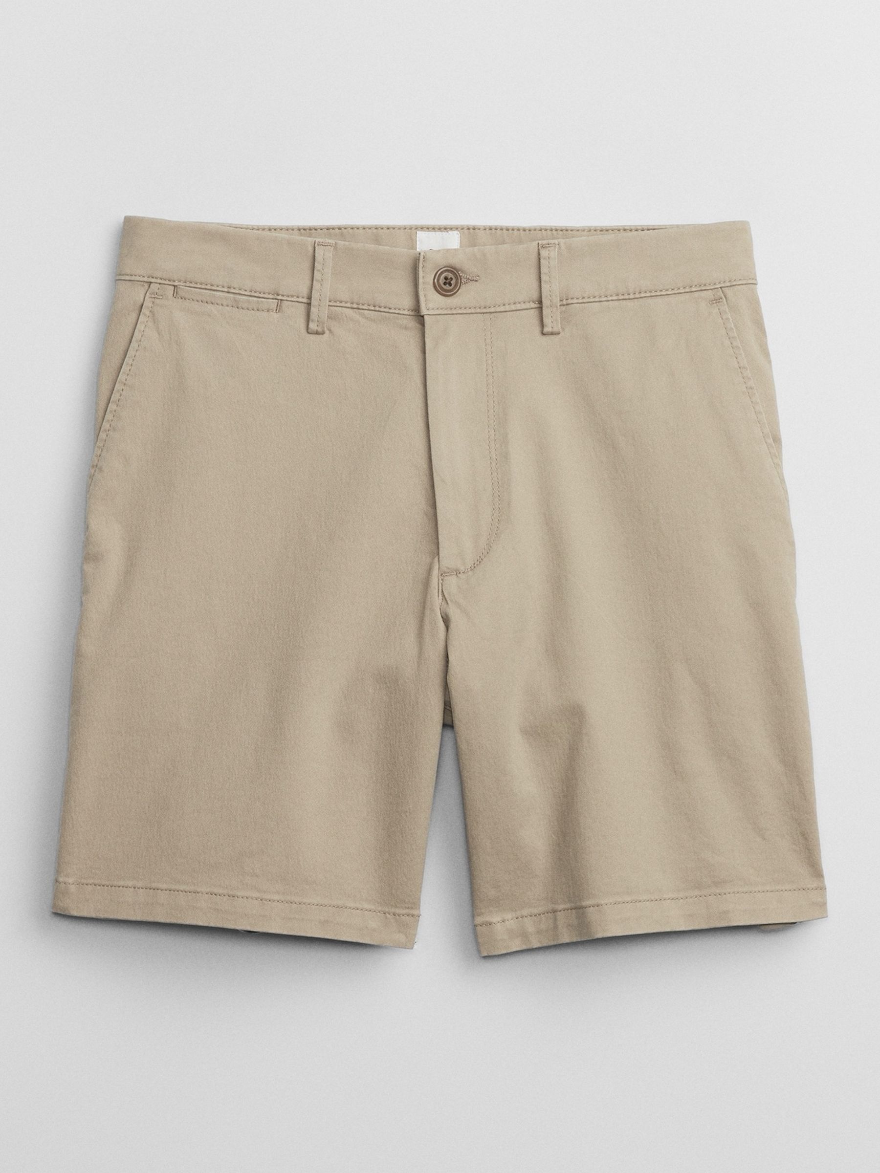 Neutral Regular Length 7' Chino Shorts - Image 2 of 3