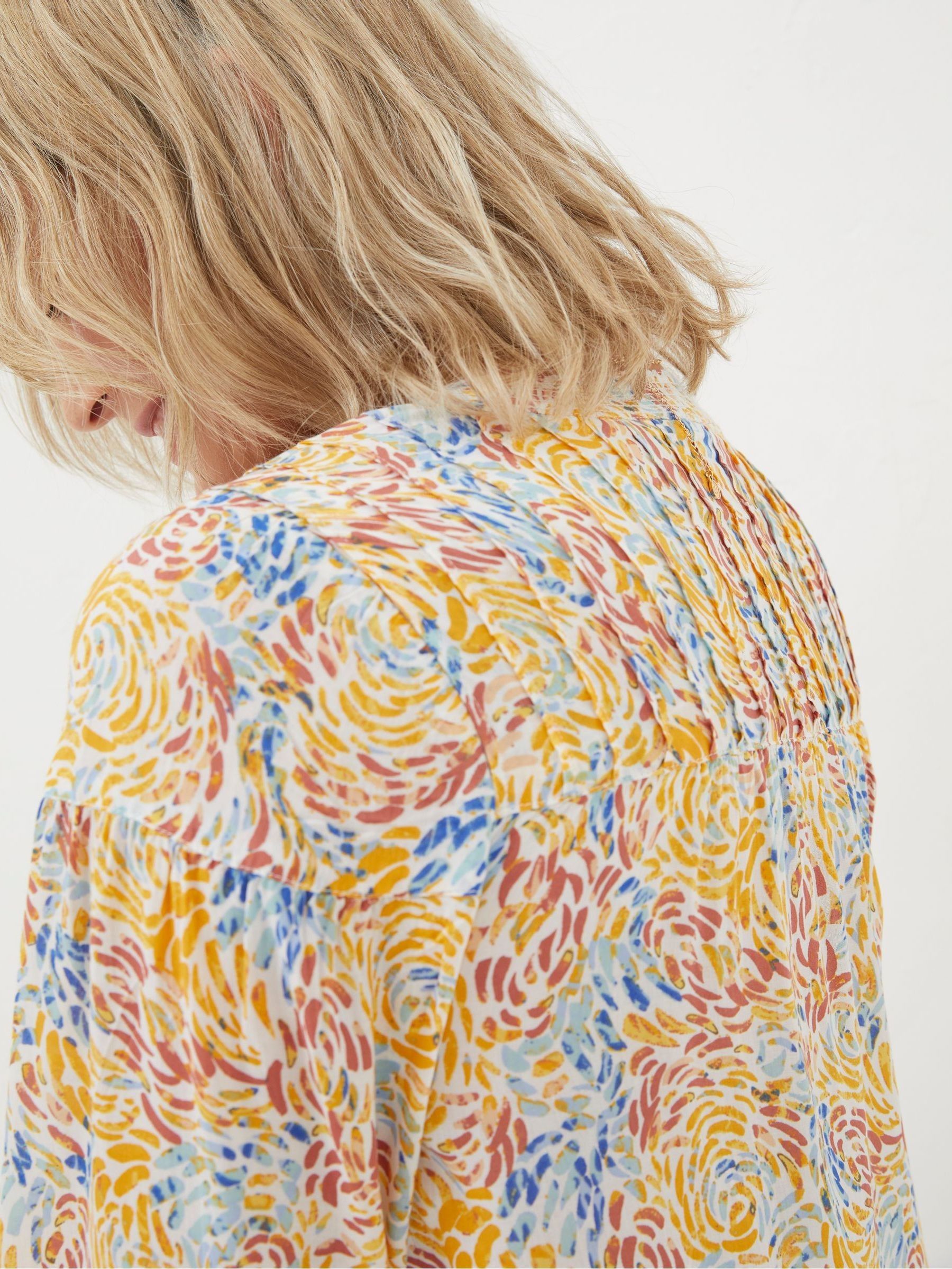 Natural Watercolour Strokes Blouse - Image 4 of 5