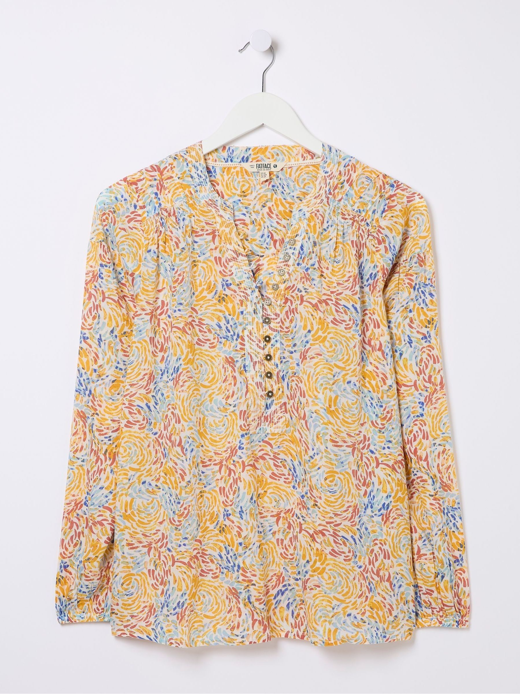 Natural Watercolour Strokes Blouse - Image 5 of 5