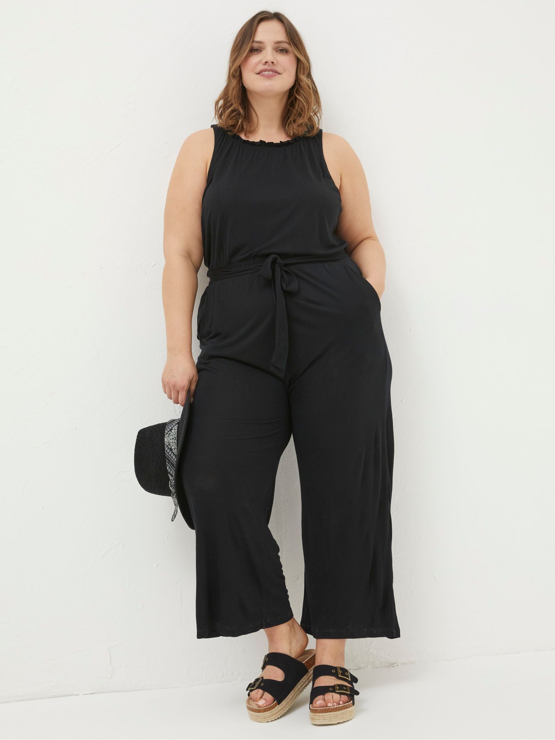 Black Haylie Jersey Jumpsuit - Image 3 of 6