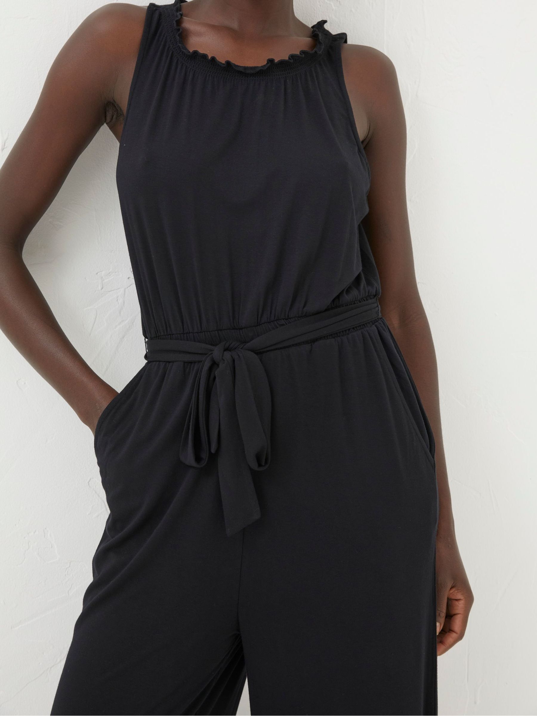 Black Haylie Jersey Jumpsuit - Image 5 of 6