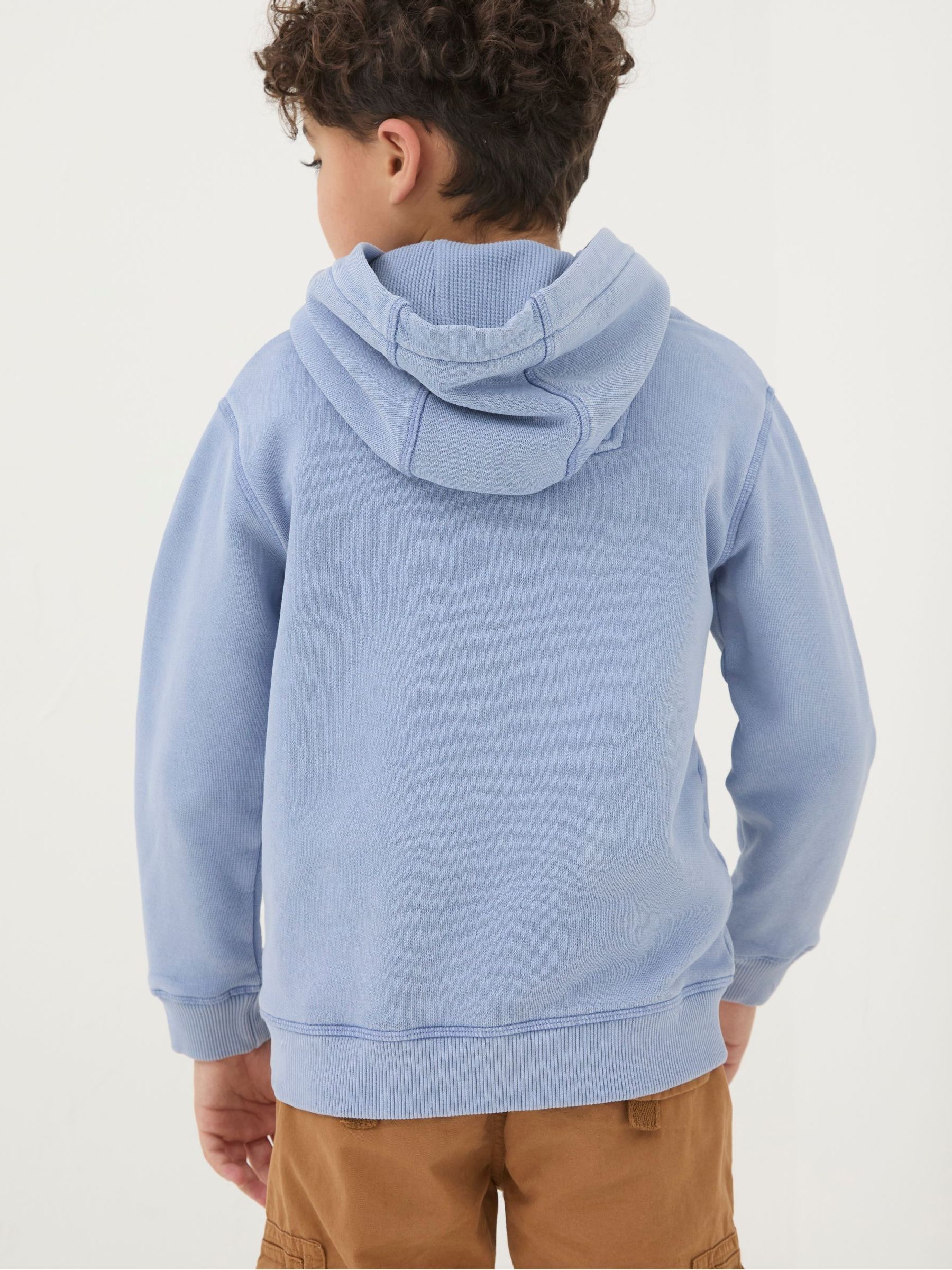 Blue Shark Graphic Popover Hoodie - Image 2 of 3