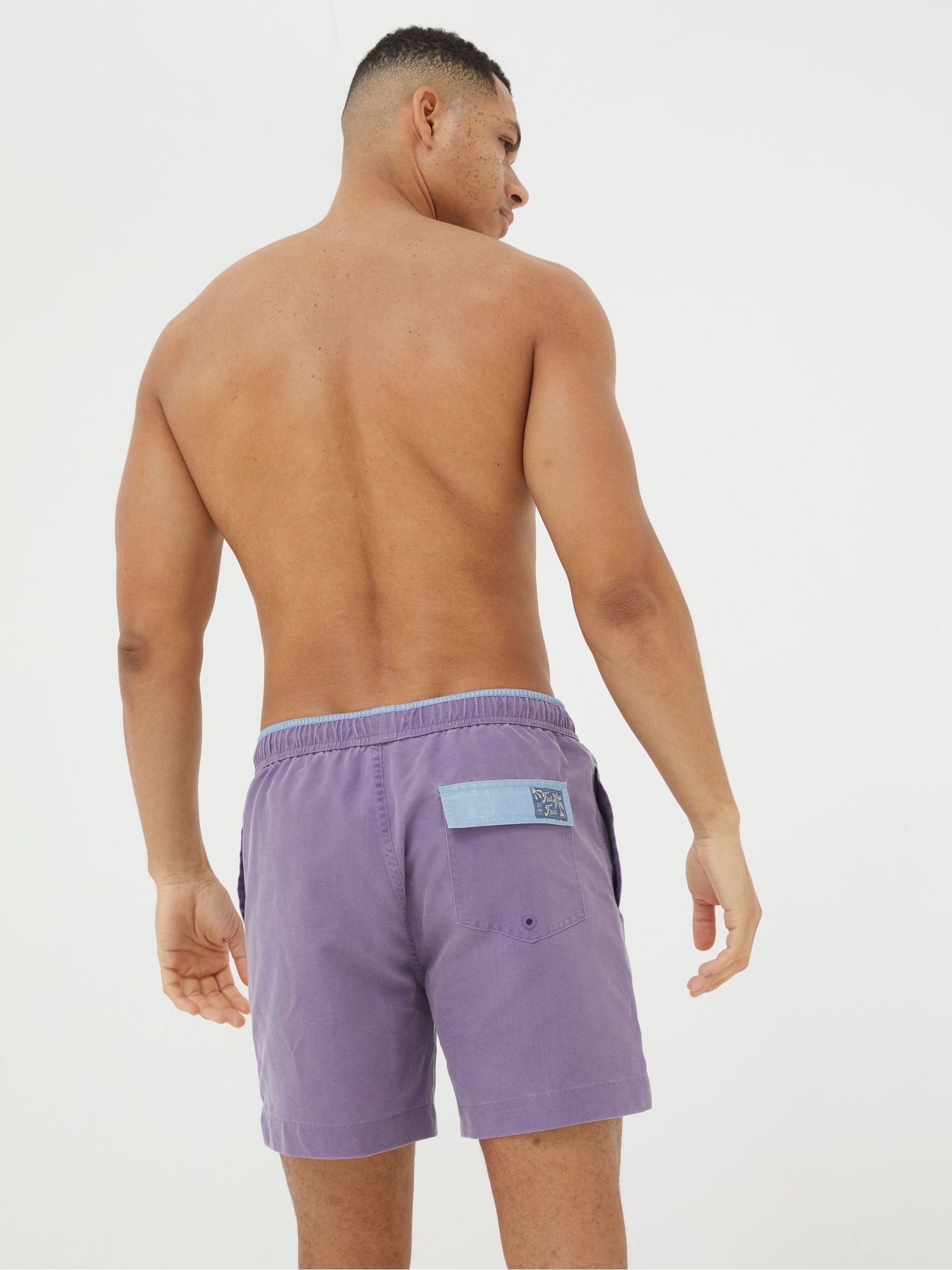 Purple Trevose Plain Swim Shorts - Image 3 of 5