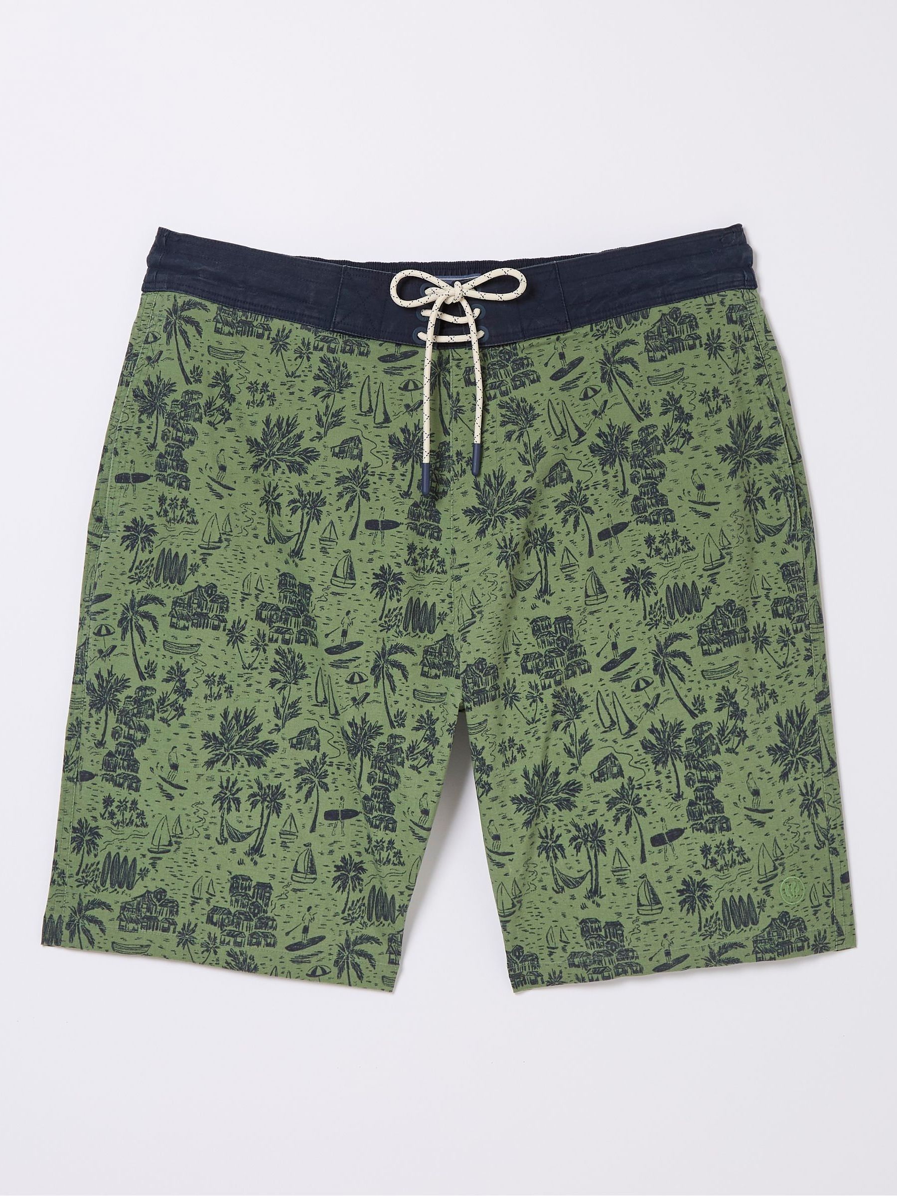 Camber Green Beach Print Swim Shorts - Image 4 of 4