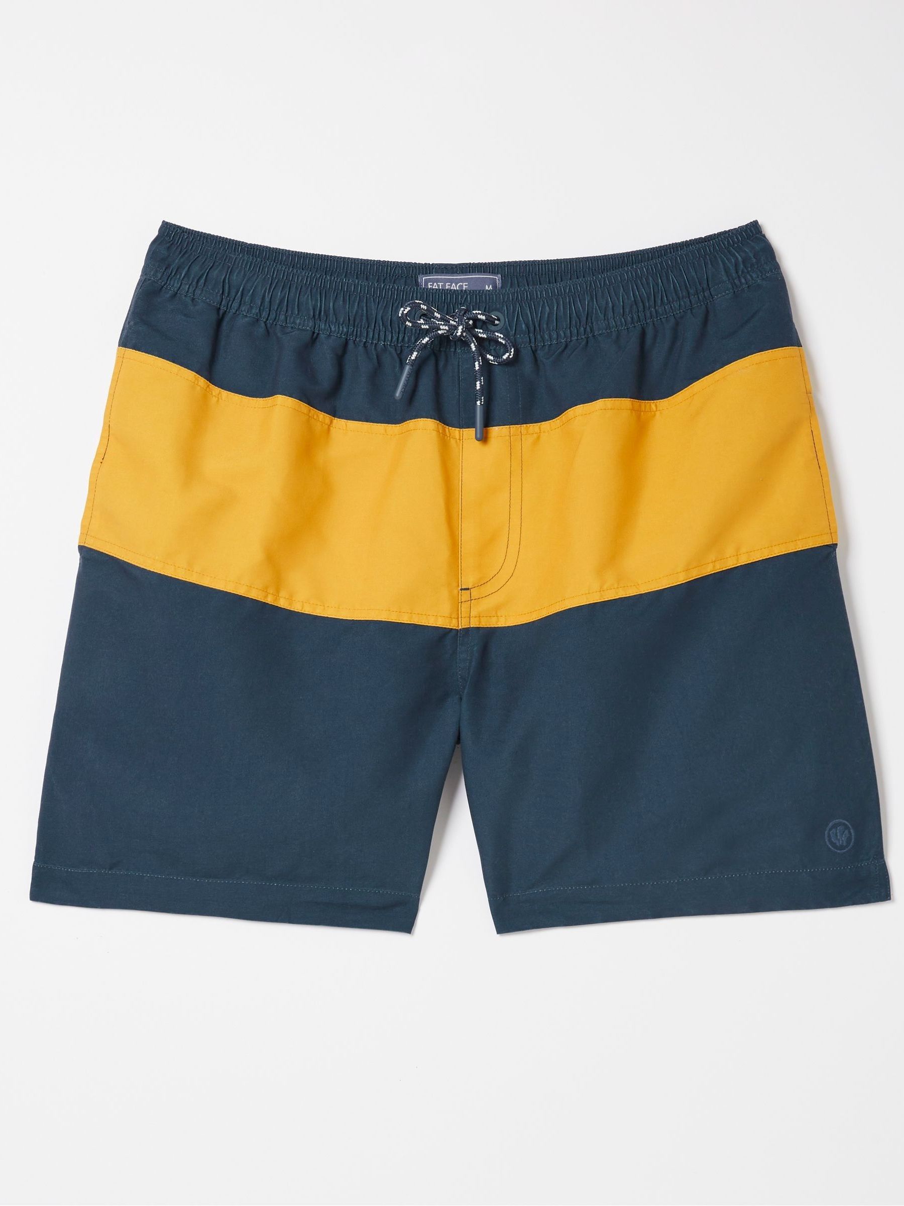 Yellow Trevose Colour Block Swim Shorts - Image 4 of 4