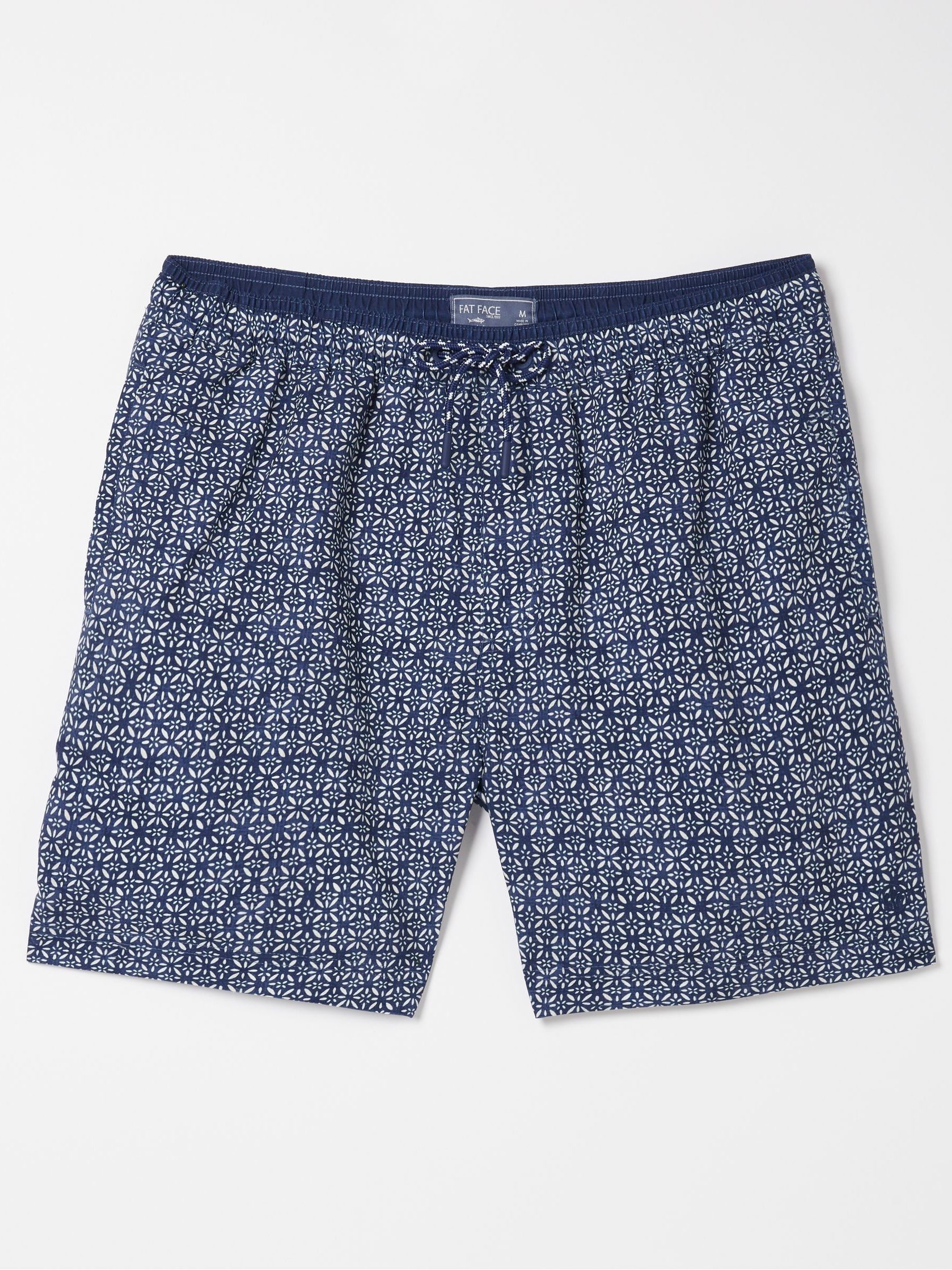 Blue Trevose Tile Print Swim Shorts - Image 4 of 4