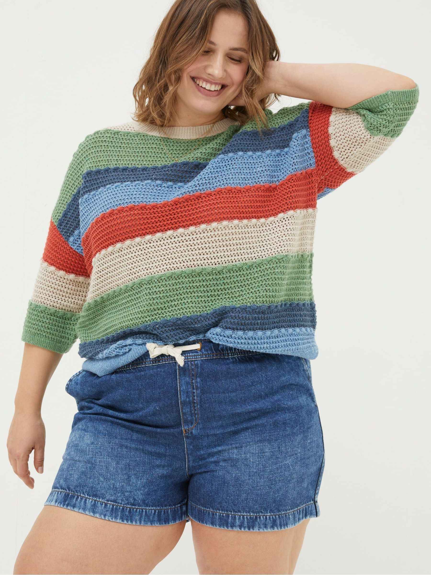 Ashby Mid Denim Pull-On Shorts - Image 3 of 5