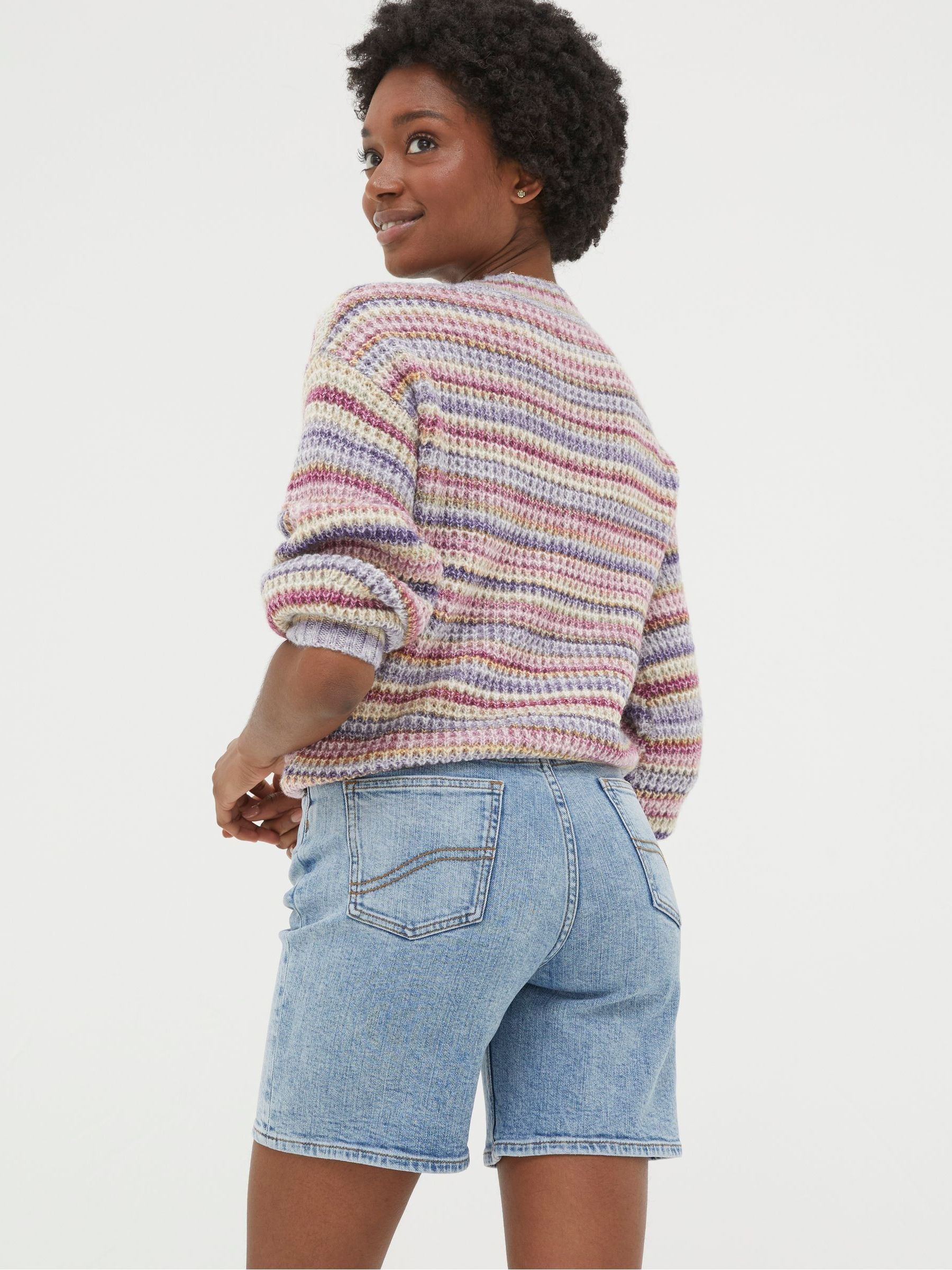 Darley Blue Denim Shorts - Image 2 of 4