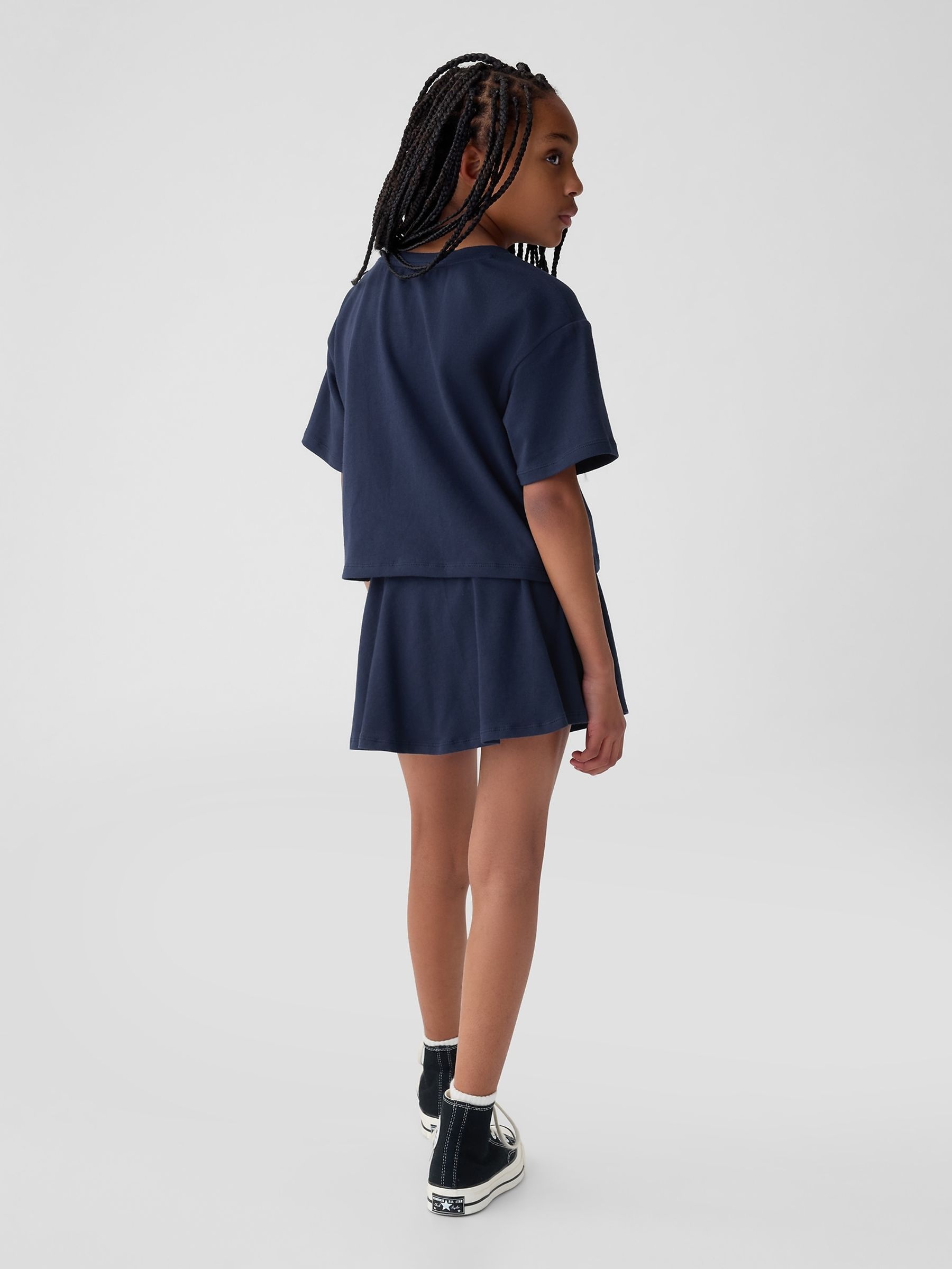 Blue Skort Print Outfit Set (4-13yrs) - Image 2 of 2