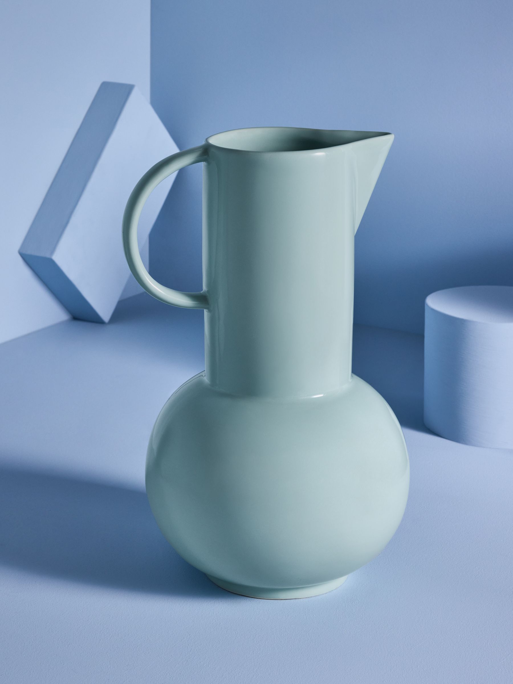 Alaina Vase Jug in Seafoam - Image 2 of 3