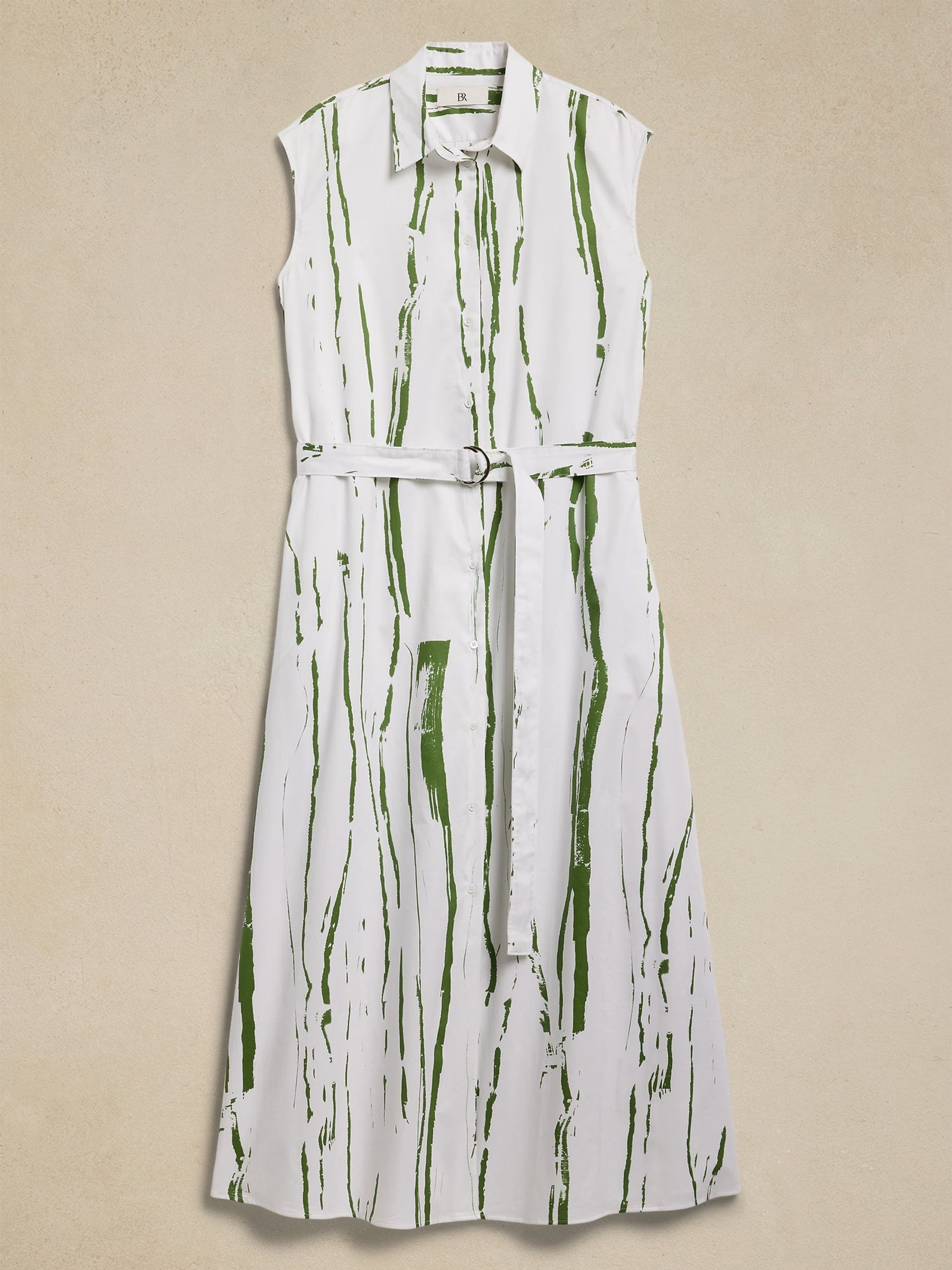 Banana Republic White Poplin Maxi Shirt Dress - Image 4 of 4