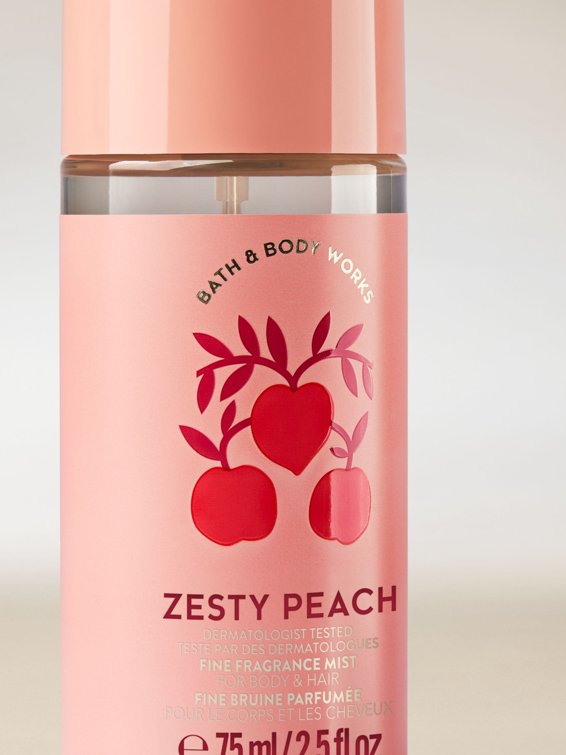 Zesty Peach Travel Size Fine Fragrance Mist 75ml - Image 2 of 4