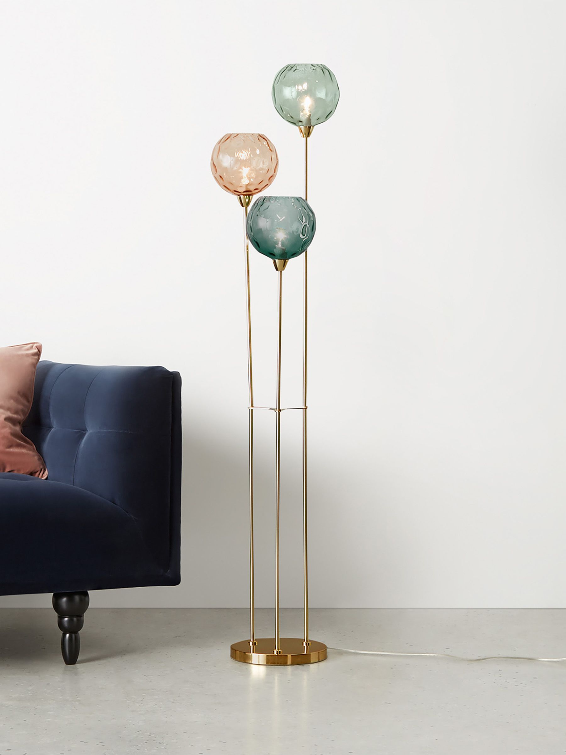 Ilaria Floor Lamp in Blue/Pink - Image 1 of 4