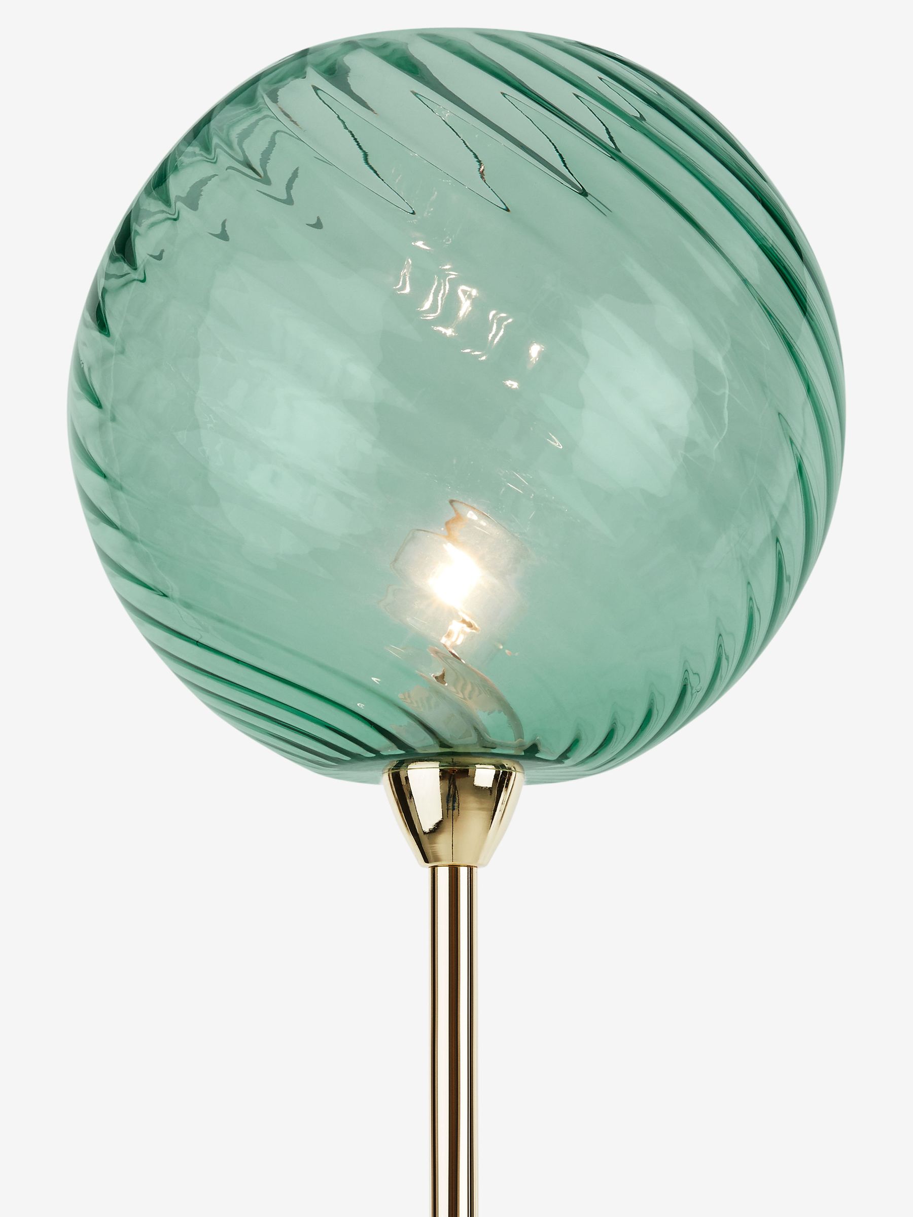 Ilaria Floor Light in Blue/Brass - Image 3 of 3