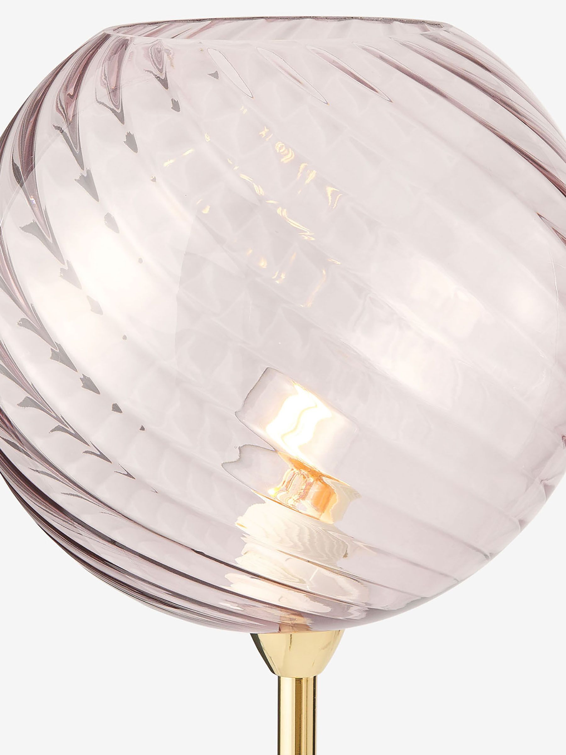 Ilaria Floor Light in Brass/Pink - Image 3 of 4
