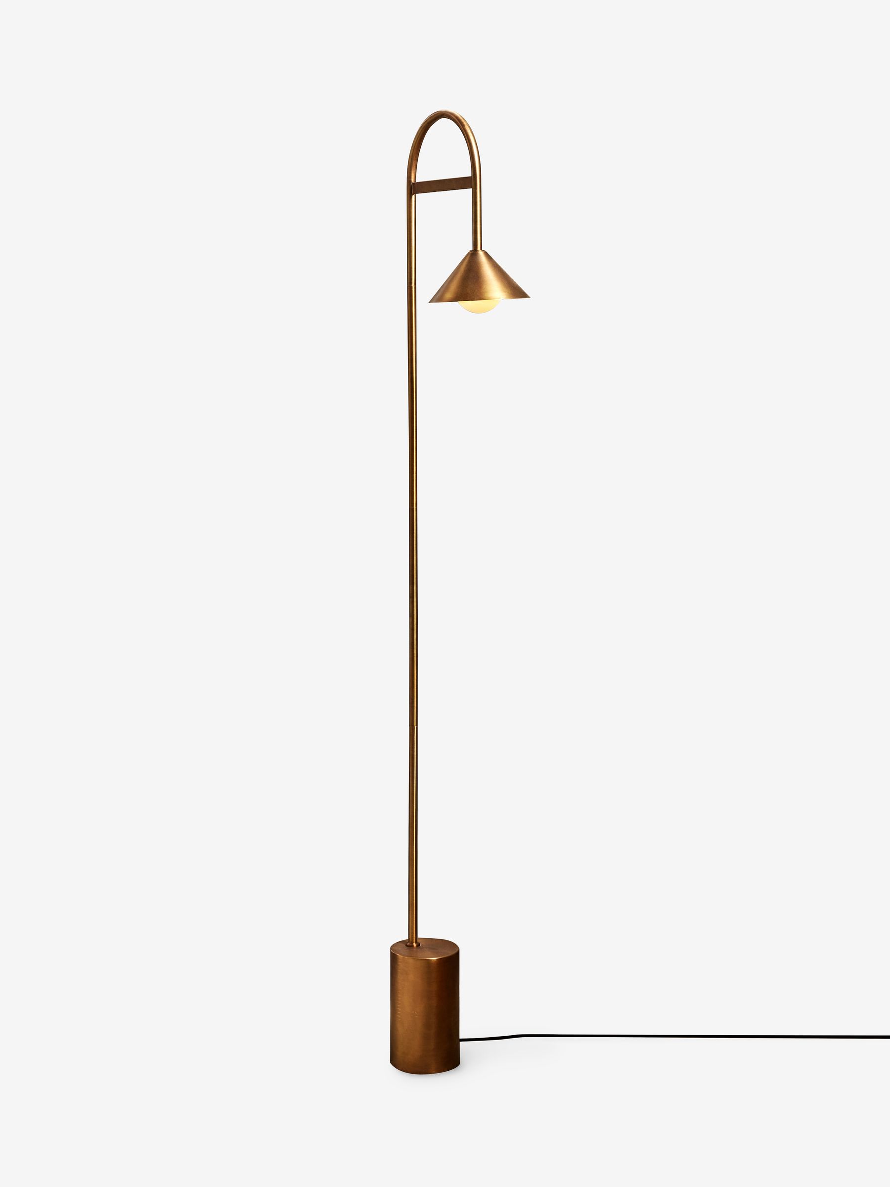 Rhett Floor Arch Lamp in Brass - Image 3 of 3