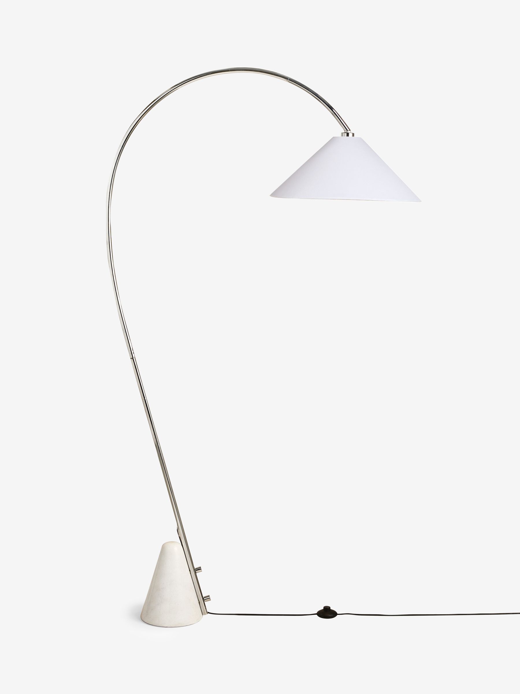 Mason Marble Arch Floor Lamp in Chrome - Image 4 of 4