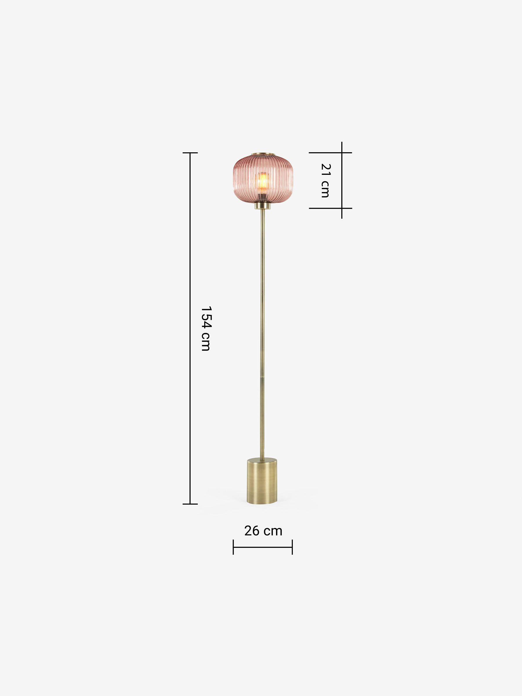 Briz Floor Lamp in Pink - Image 8 of 8
