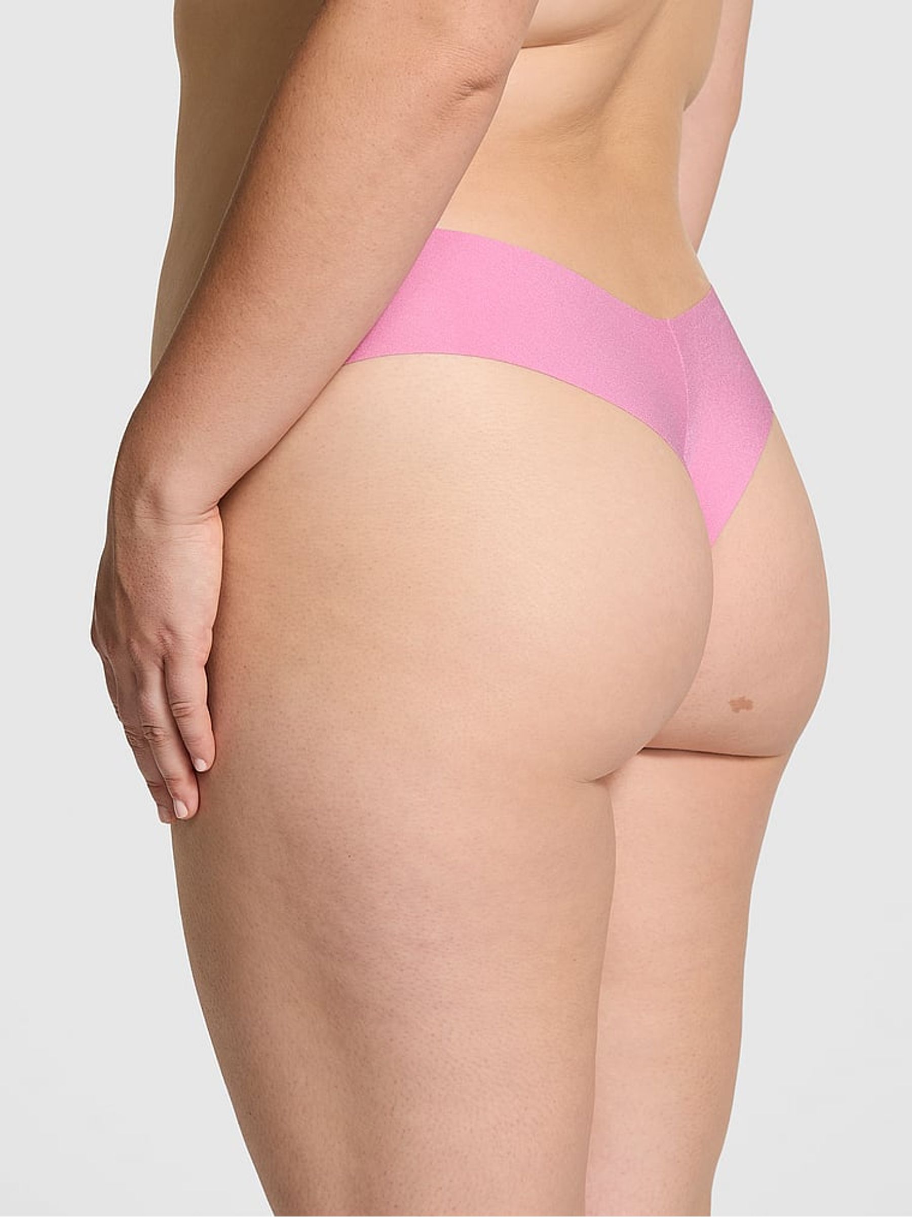 Pink Moonstone High Leg Thong Knickers - Image 2 of 3