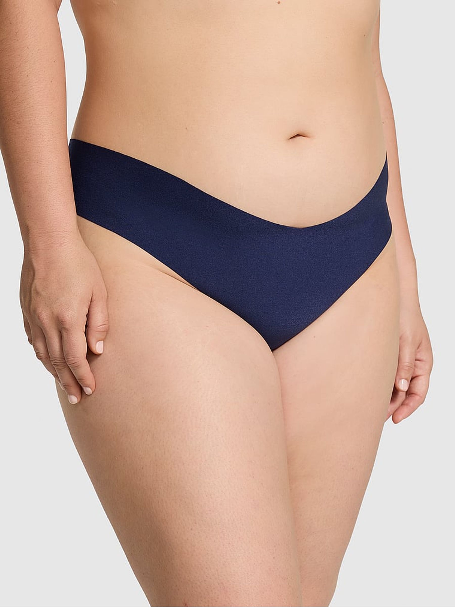 Blue Midnight Navy High Leg Thong Knickers - Image 1 of 3
