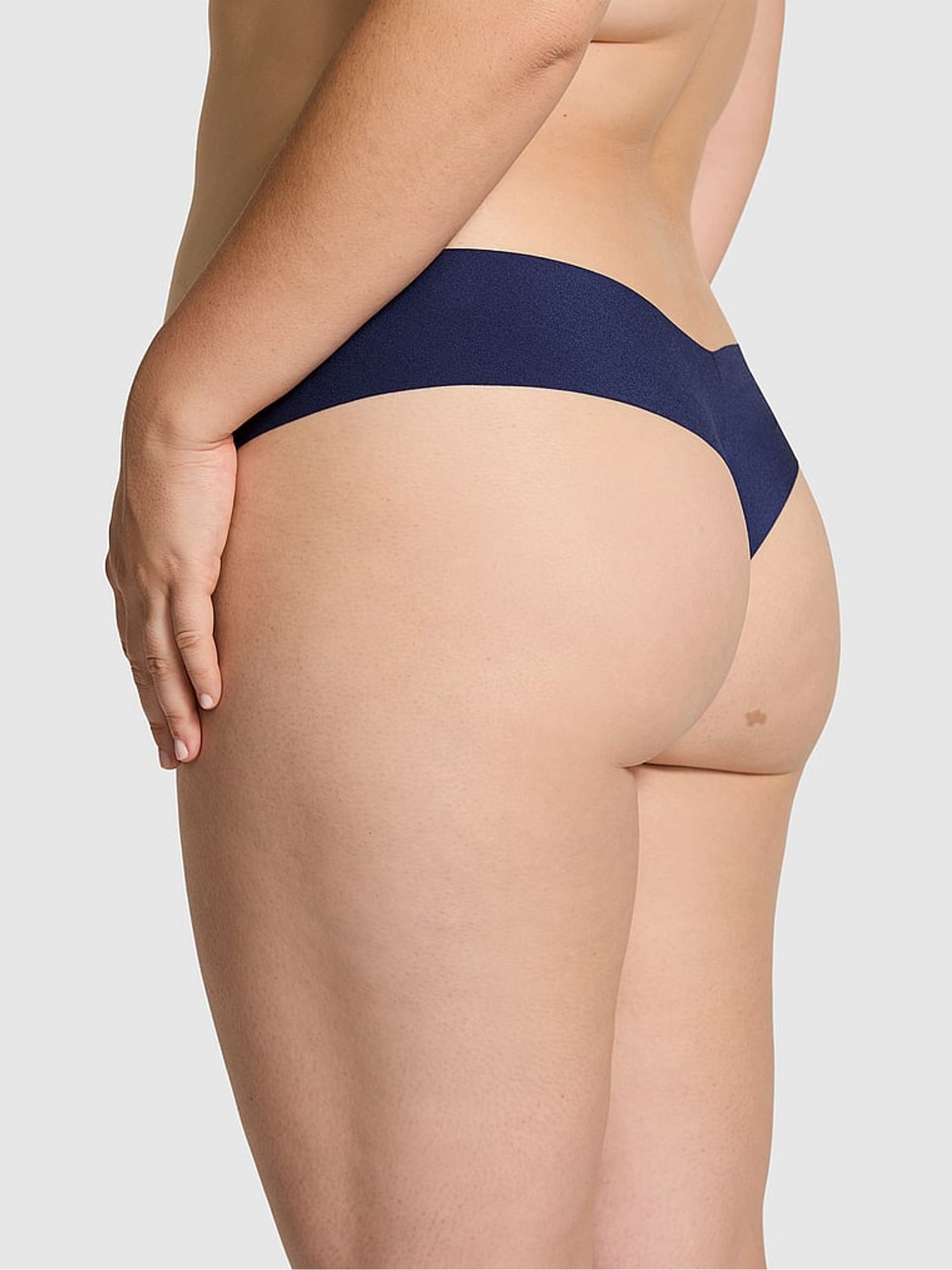 Blue Midnight Navy High Leg Thong Knickers - Image 2 of 3