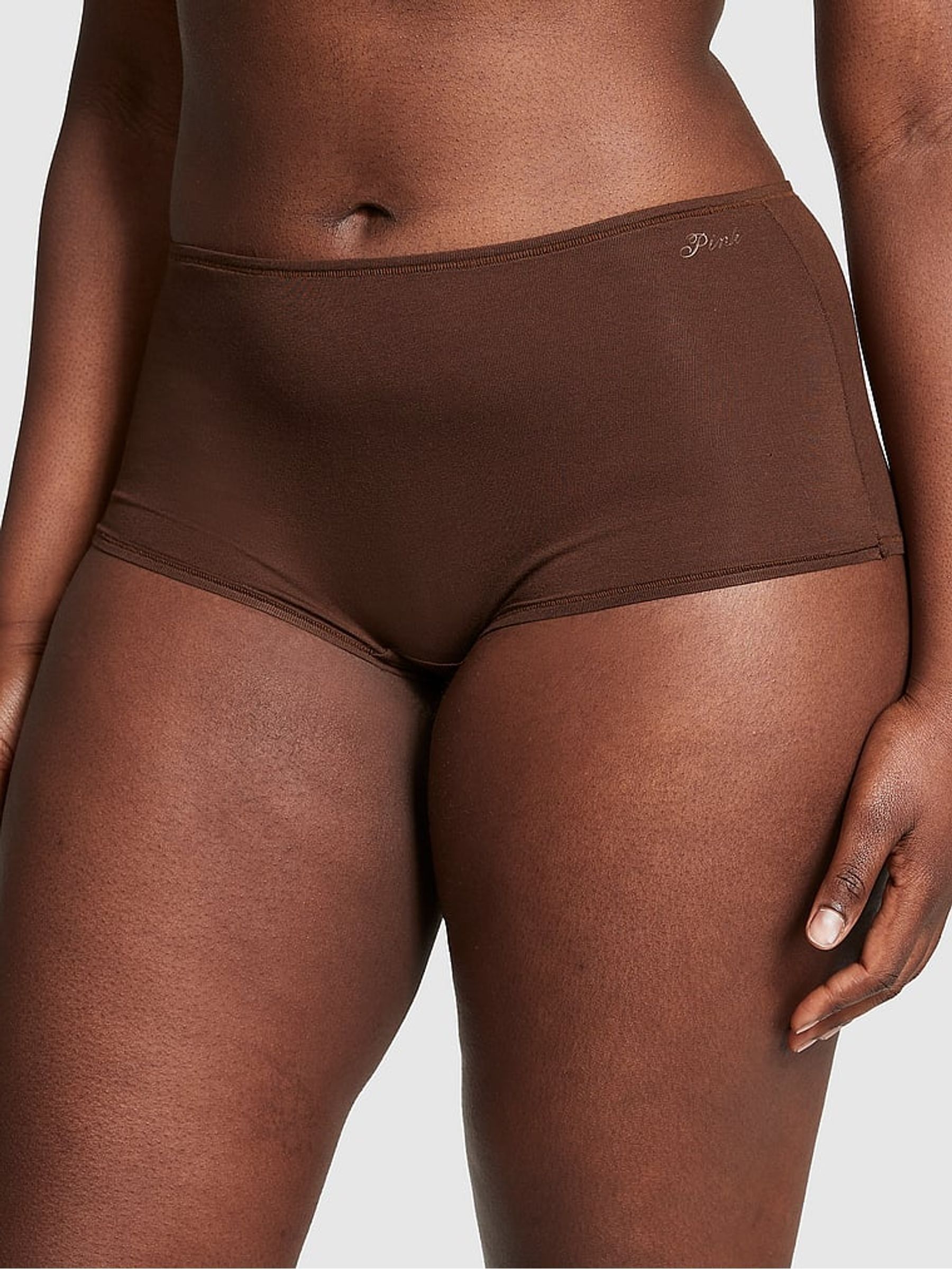 Ganache Nude Short Cotton Knickers - Image 1 of 3 Ganache Nude Short Cotton Knickers - Image 1 of 3
