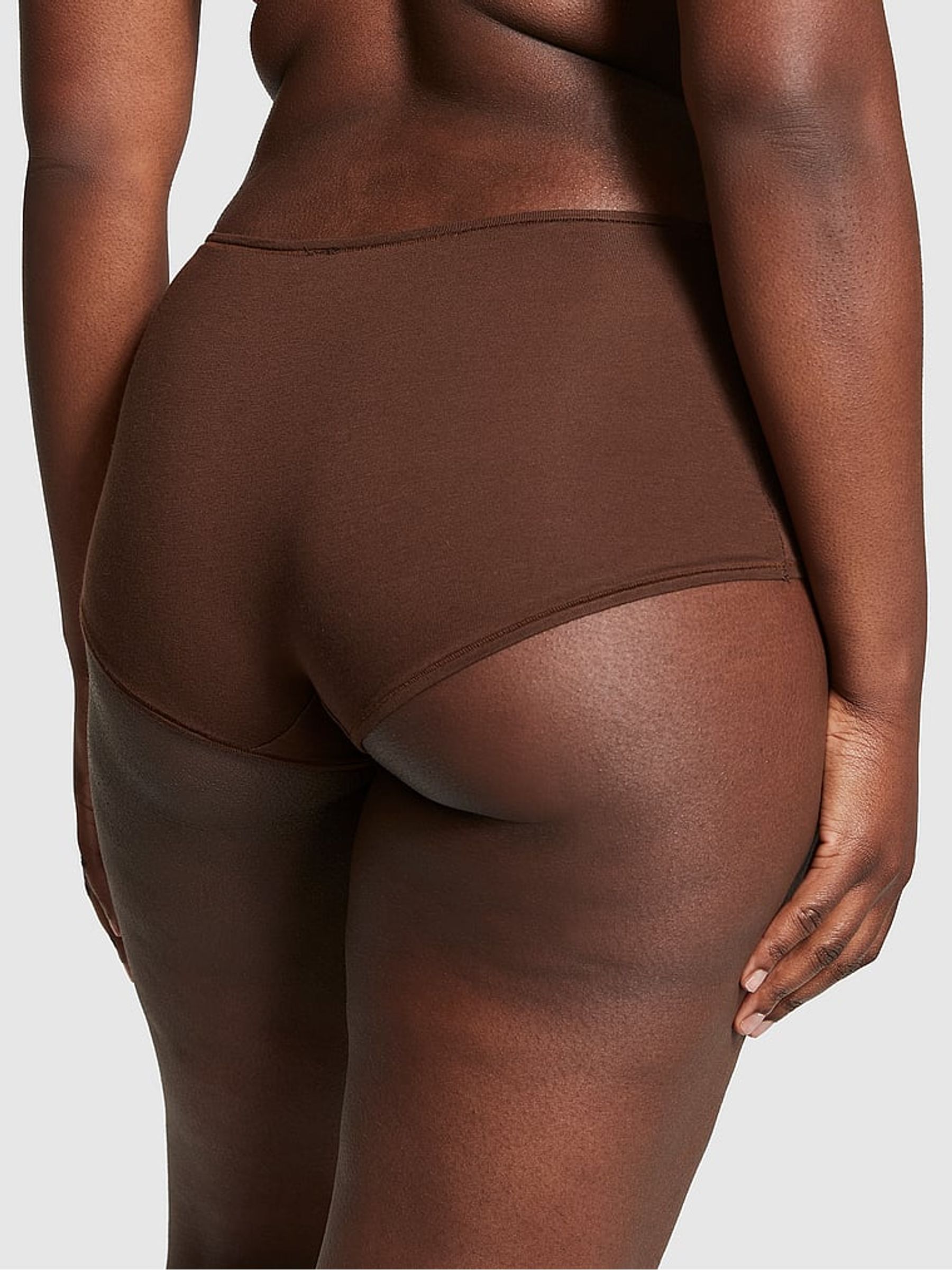 Ganache Nude Cotton Boyshort Knickers - Image 2 of 3