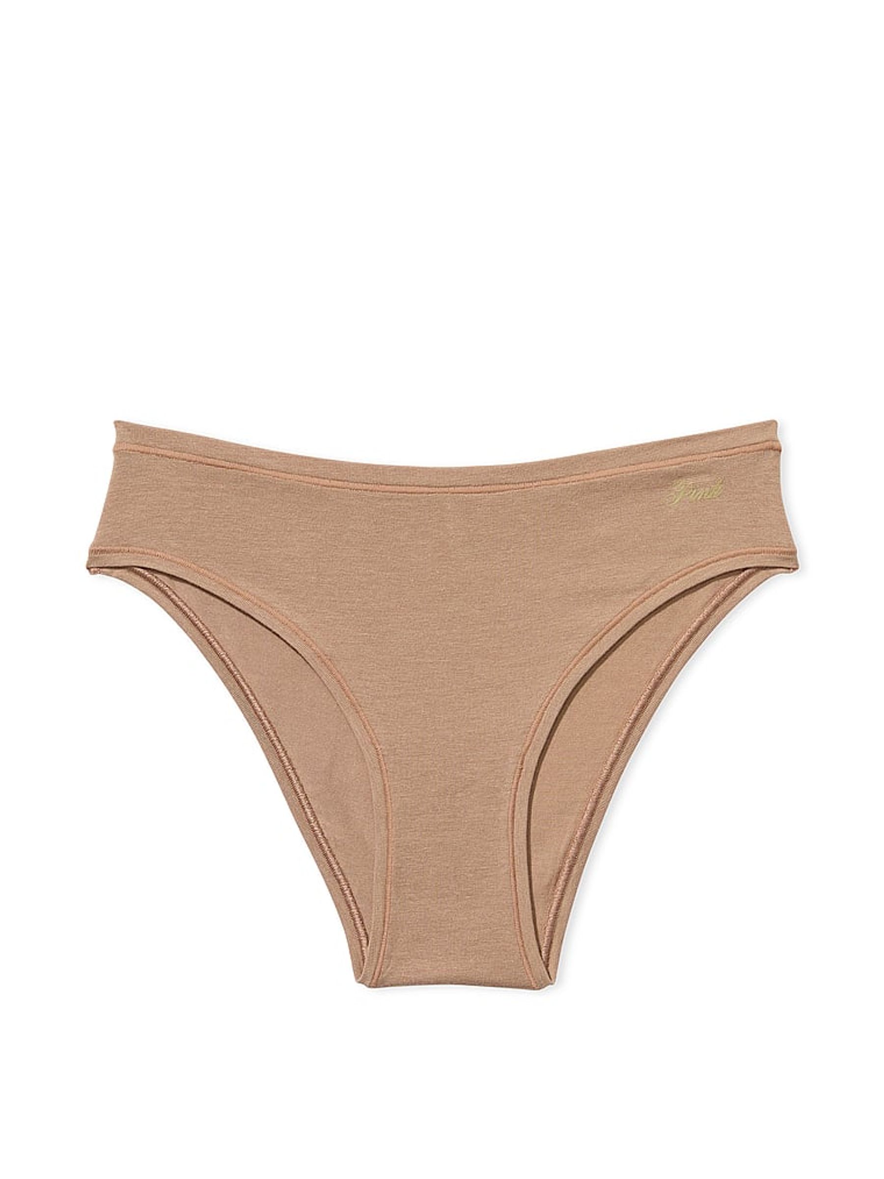 Latte Brown Cheeky Cotton Cheeky Knickers - Image 2 of 2