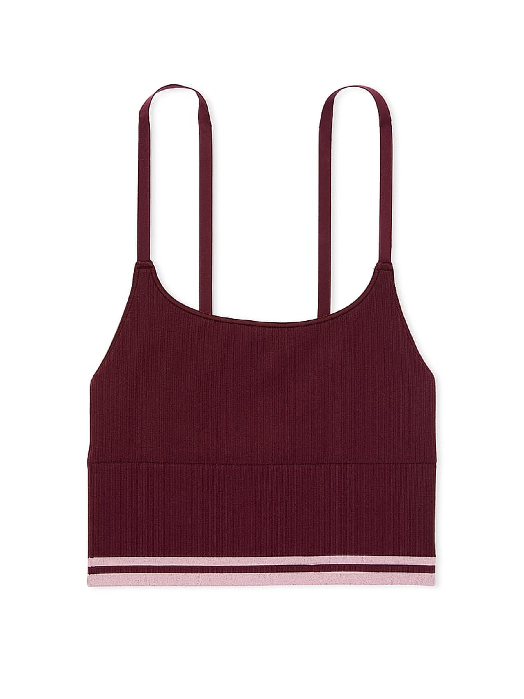 Purple Rose Seamless Longline Scoop Sports Bra Top - Image 3 of 3