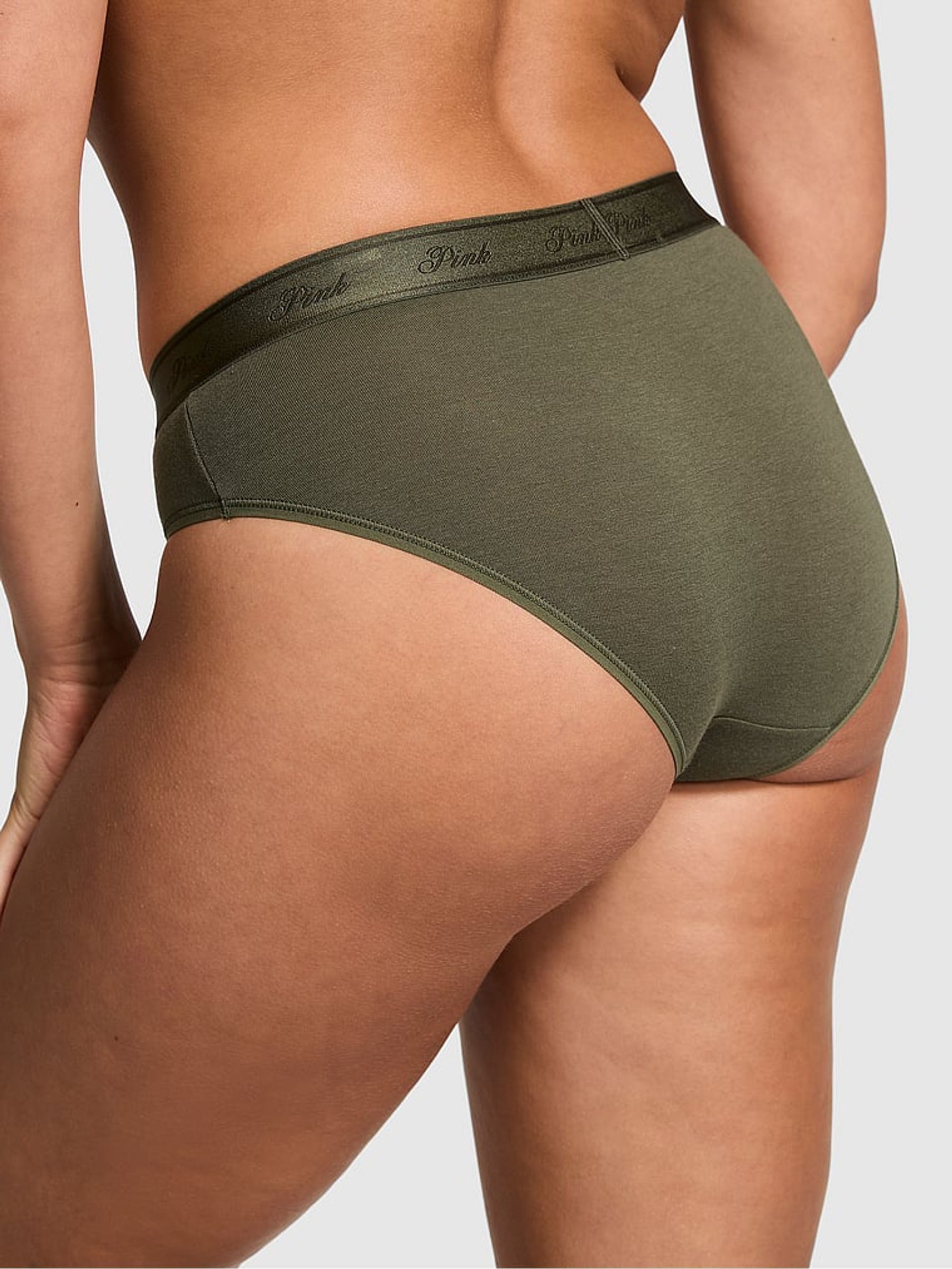 Green/Burgundy/Red/Pink Hipster 5 Pack Knickers - Image 3 of 3