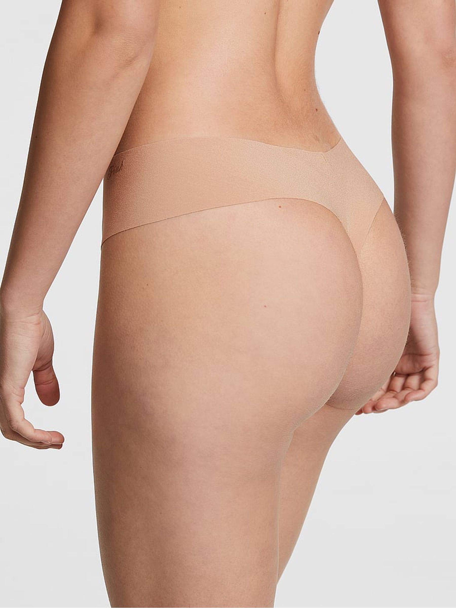 Nude Praline High Leg Thong Knickers - Image 2 of 3