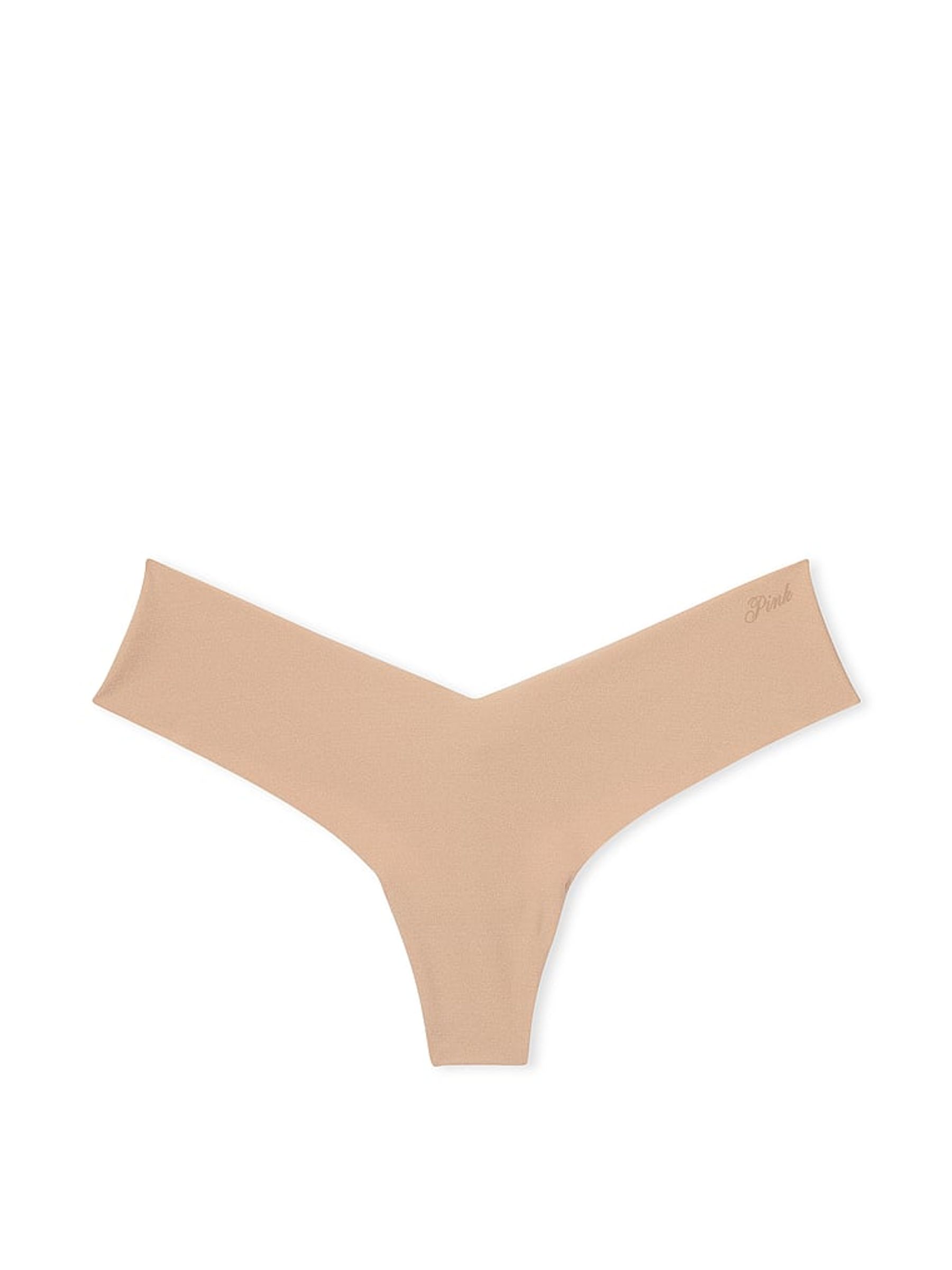 Nude Praline High Leg Thong Knickers - Image 3 of 3