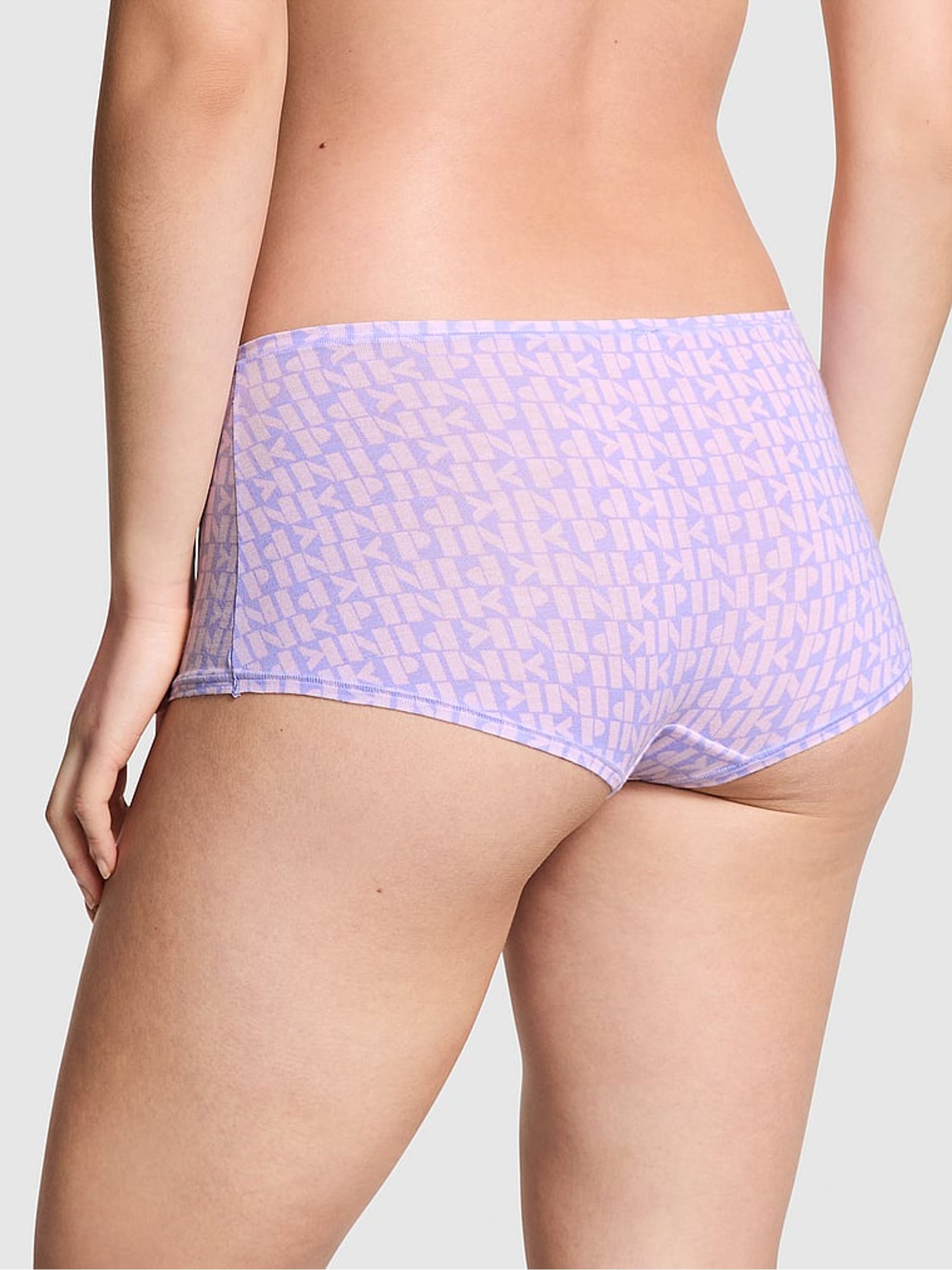 Purple Cloud Logo Cotton Boyshort Knickers - Image 2 of 3