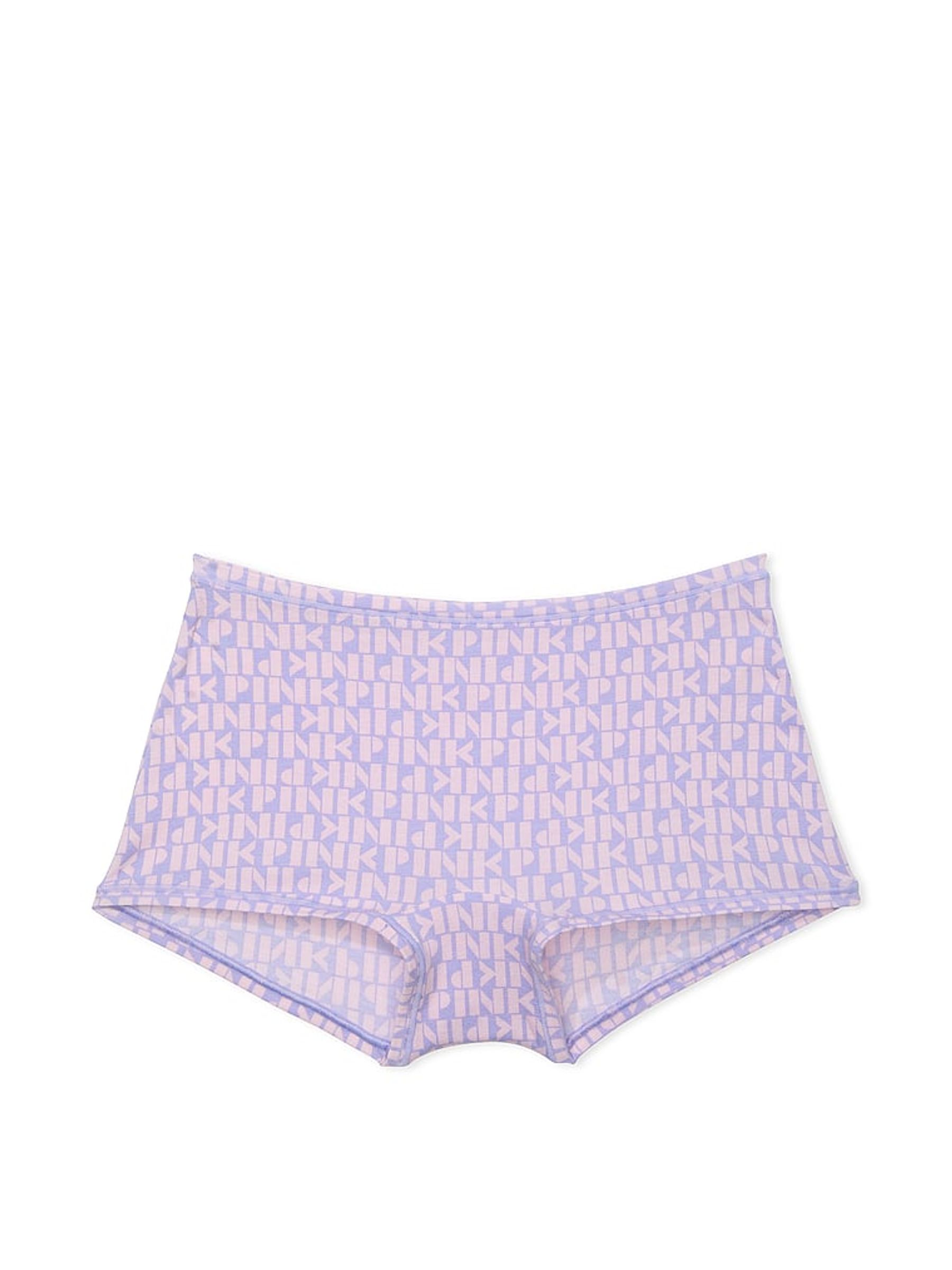Purple Cloud Logo Cotton Boyshort Knickers - Image 3 of 3