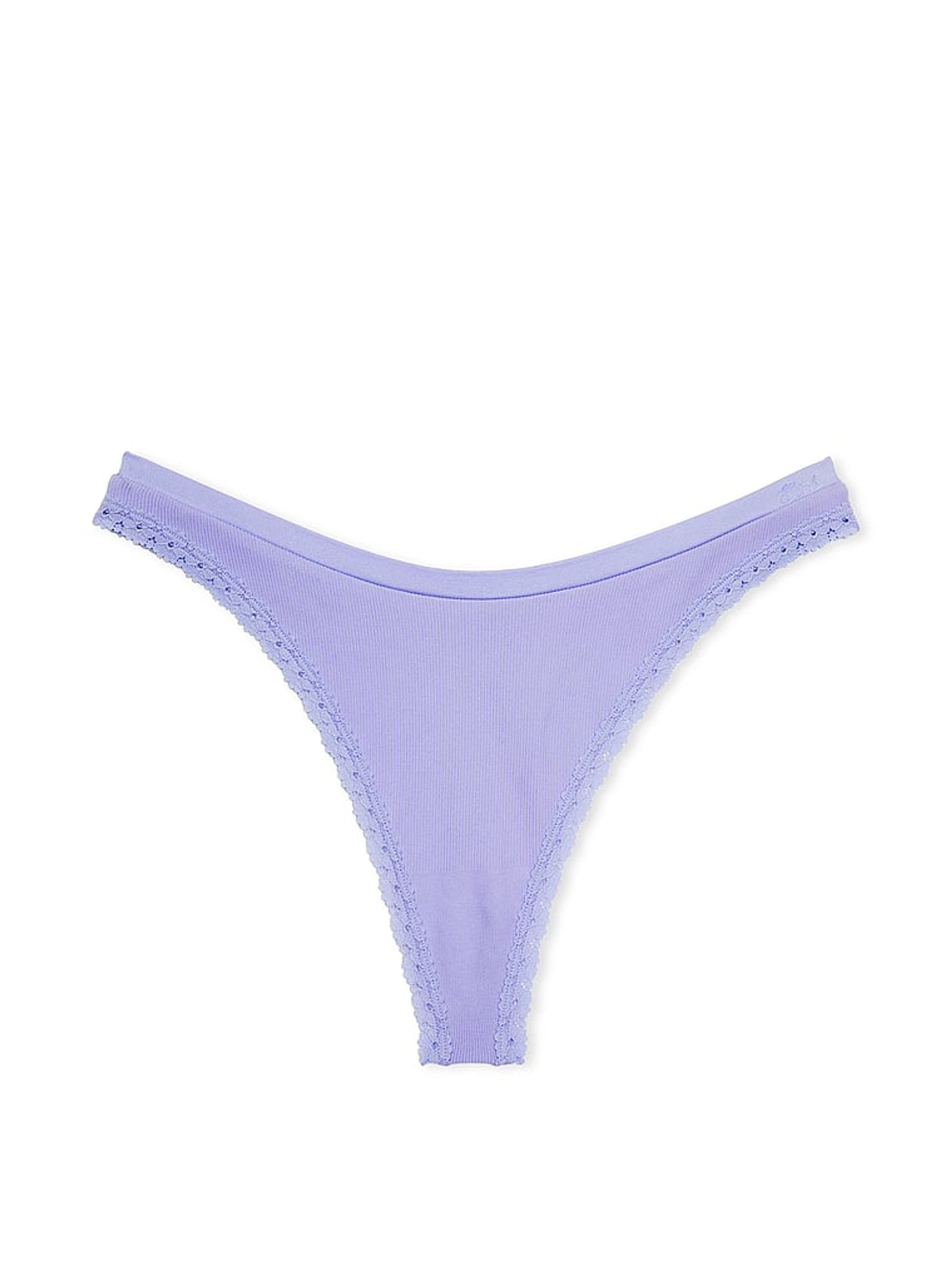 Purple Cloud Thong Seamless Knickers - Image 3 of 3