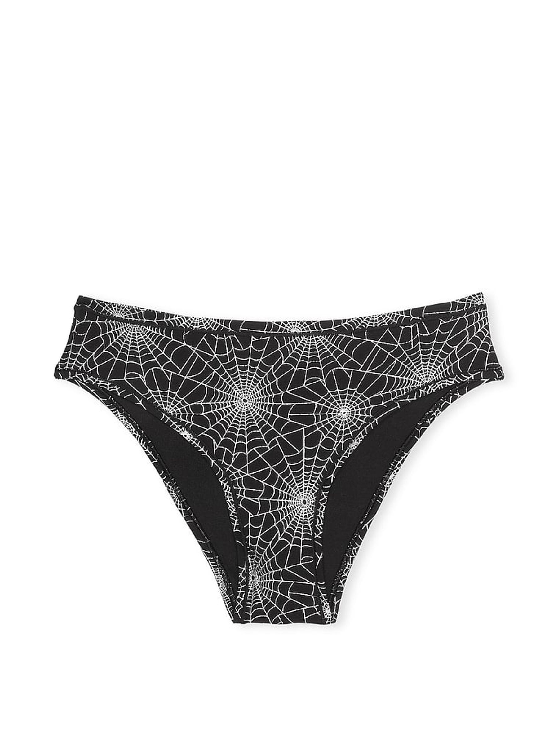 Black Halloween Spider Web Cheeky Cotton Cheeky Knickers - Image 3 of 3