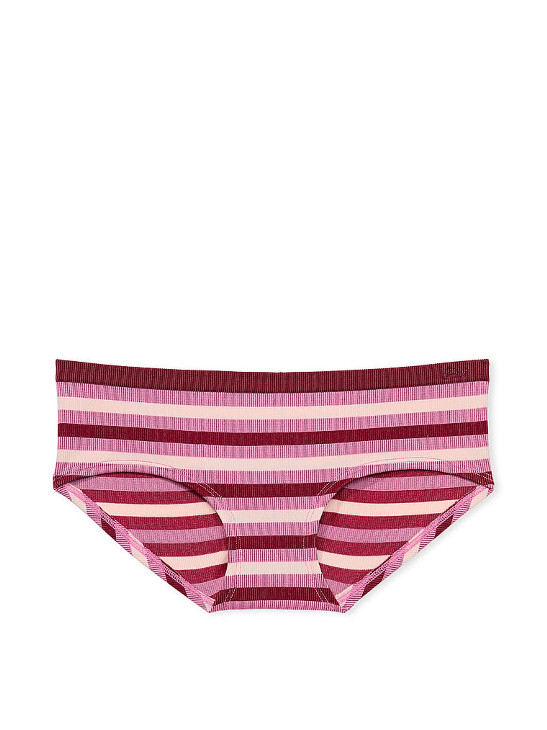Pink Stripe Hipster Seamless Knickers - Image 3 of 3
