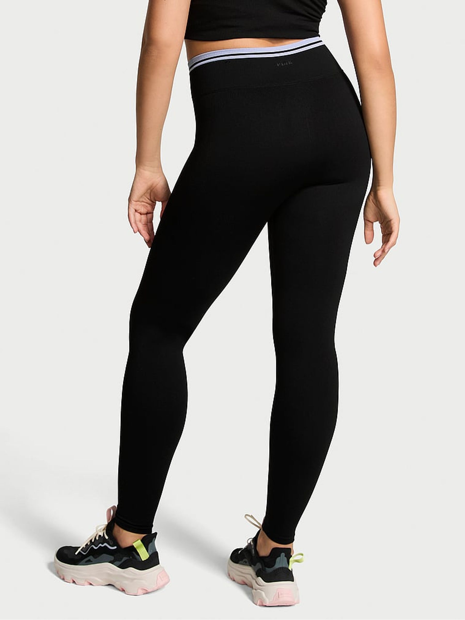 Black Seamless Leggings - Image 2 of 3