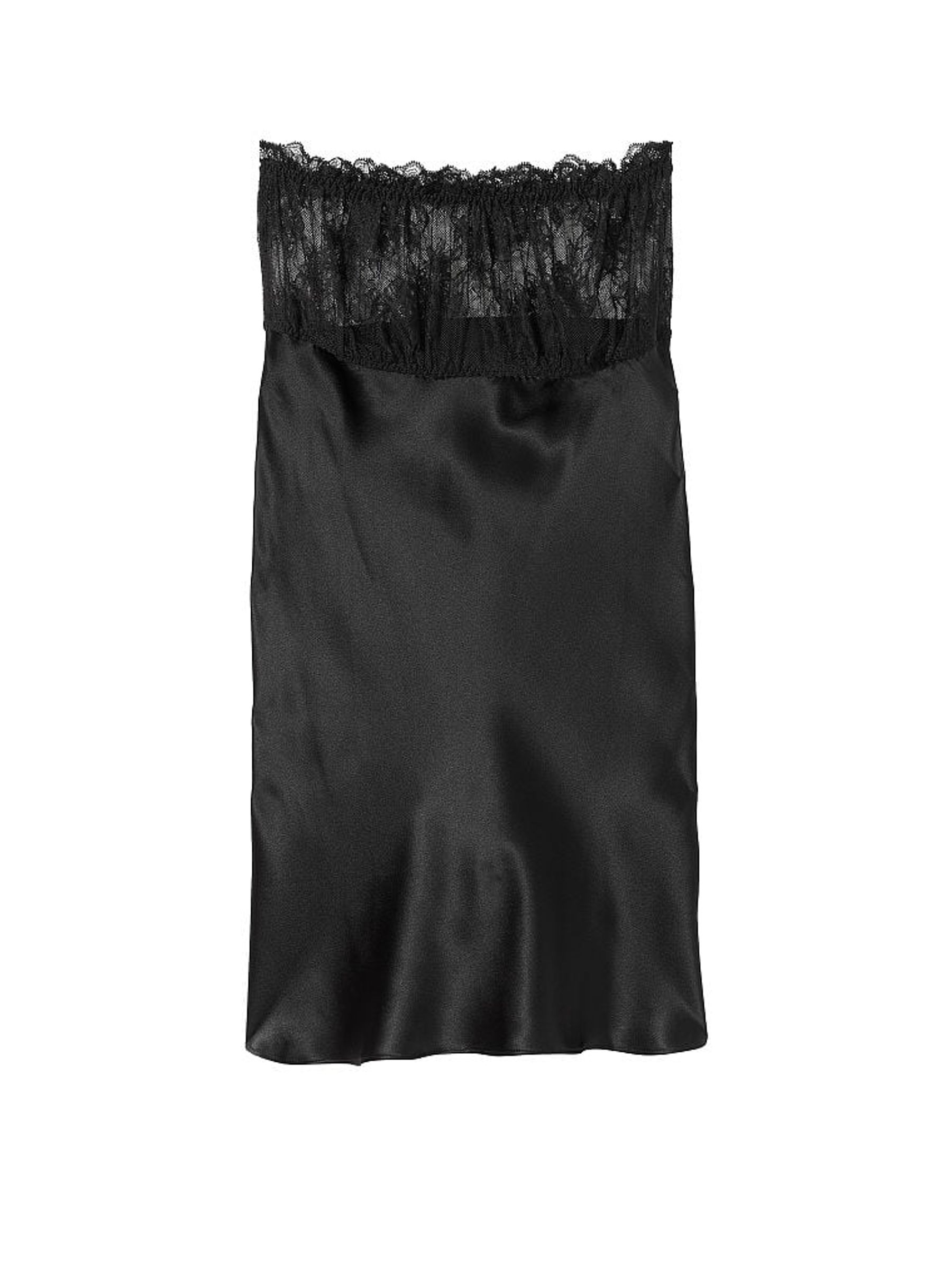 Black Archive Lace Strapless Slip Dress - Image 3 of 3