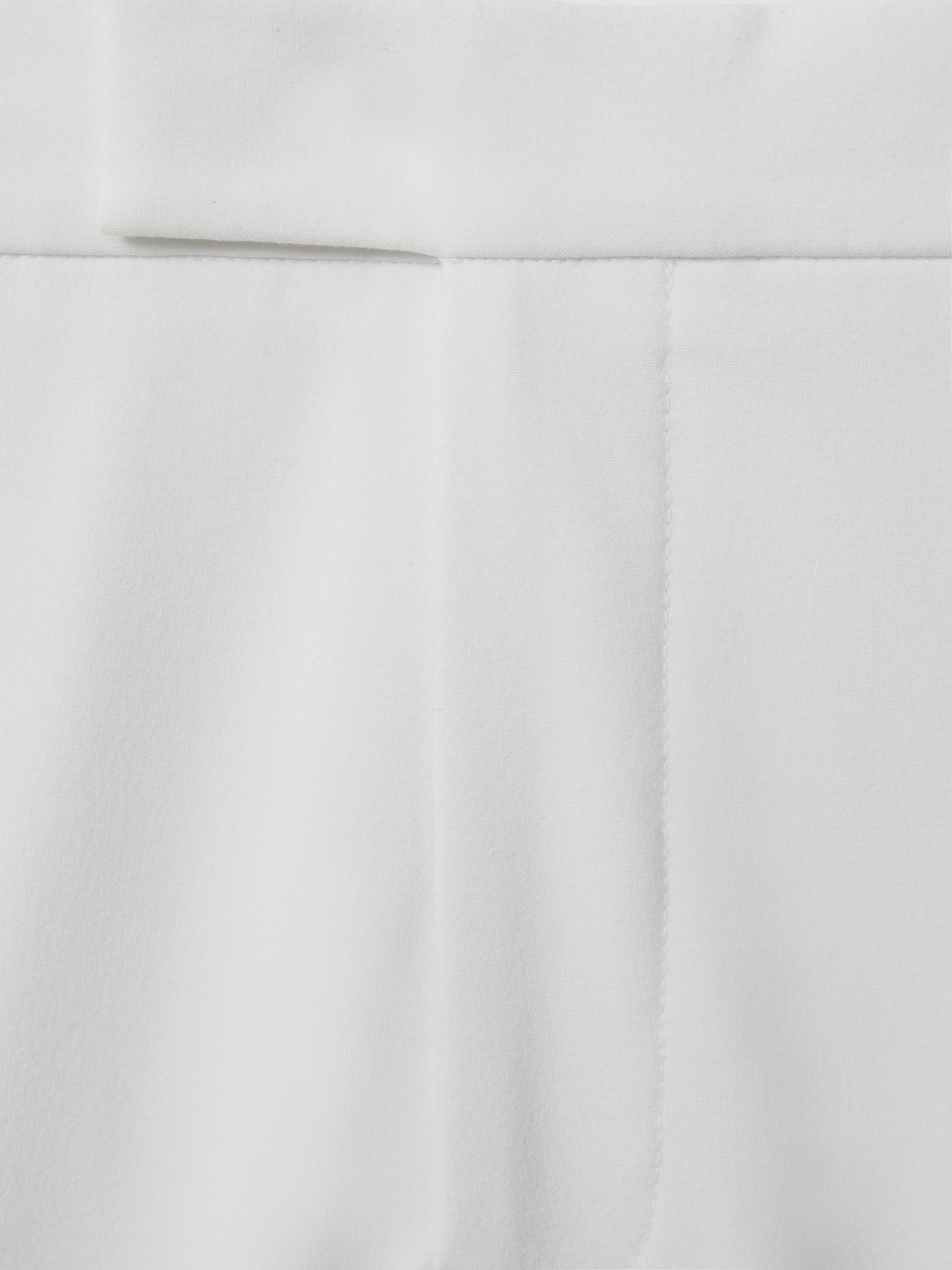 Relaxed Drawstring Trousers in White - Image 5 of 5