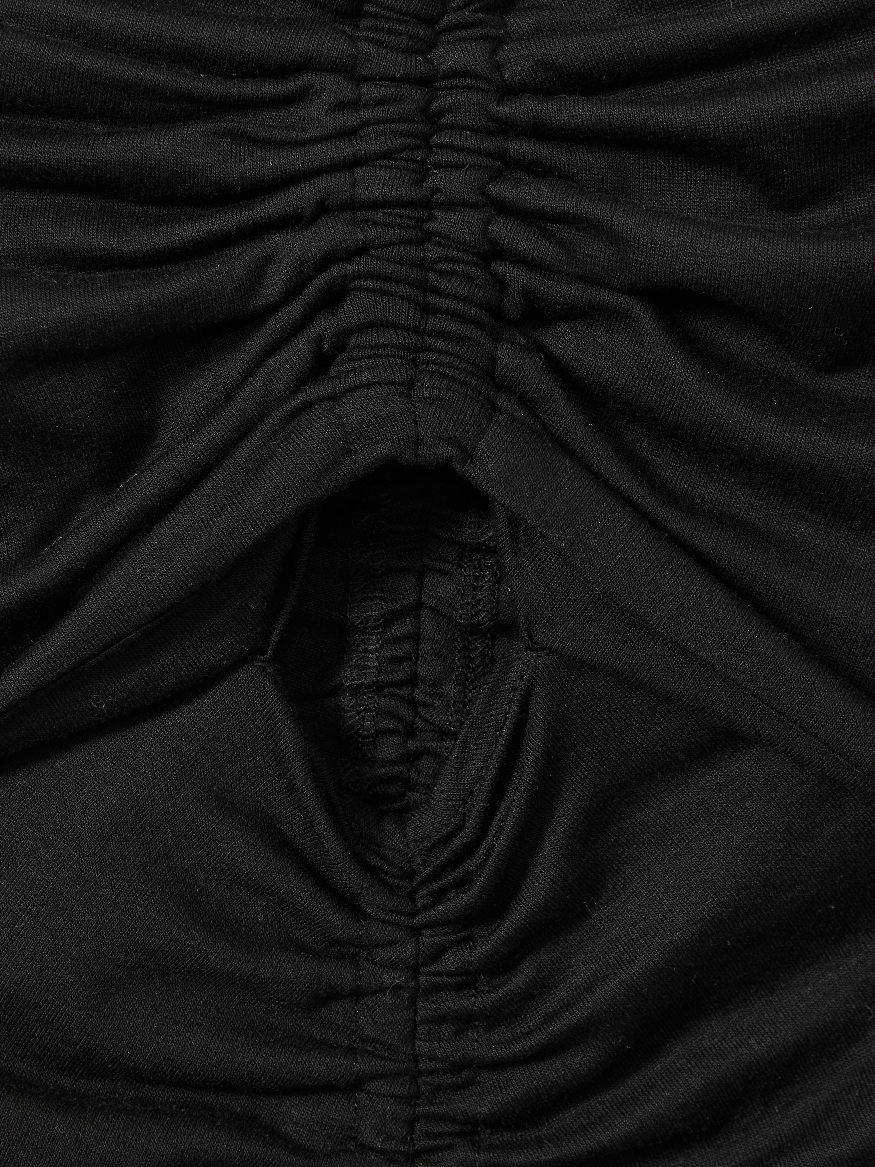 Ruched Halterneck Top in Black - Image 6 of 6