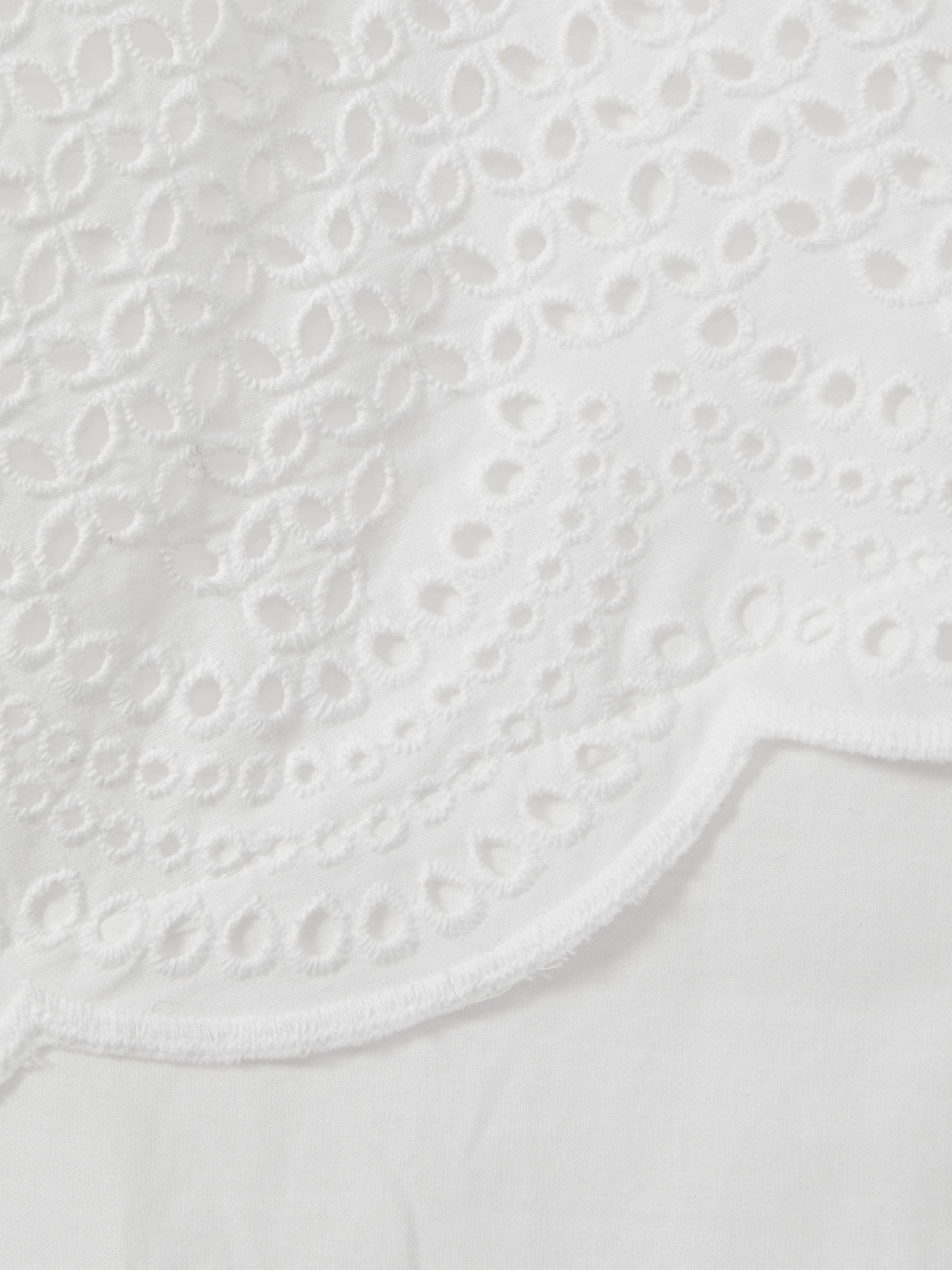 Cotton Broderie Maxi Dress in White - Image 6 of 6