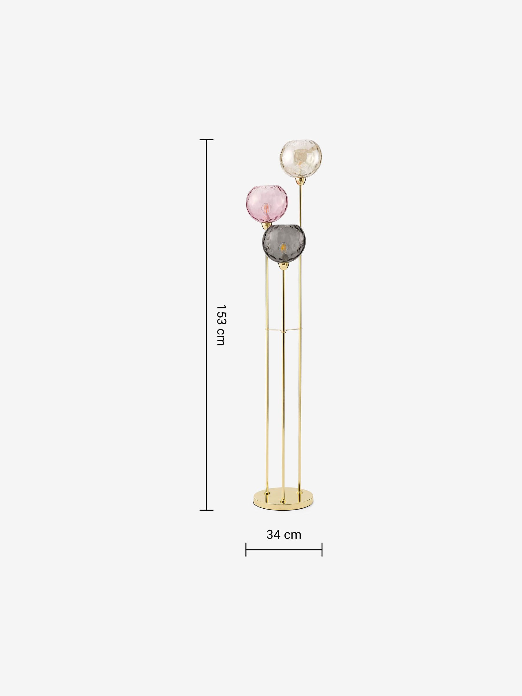 Light Pink Ilaria Floor Lamp | Made