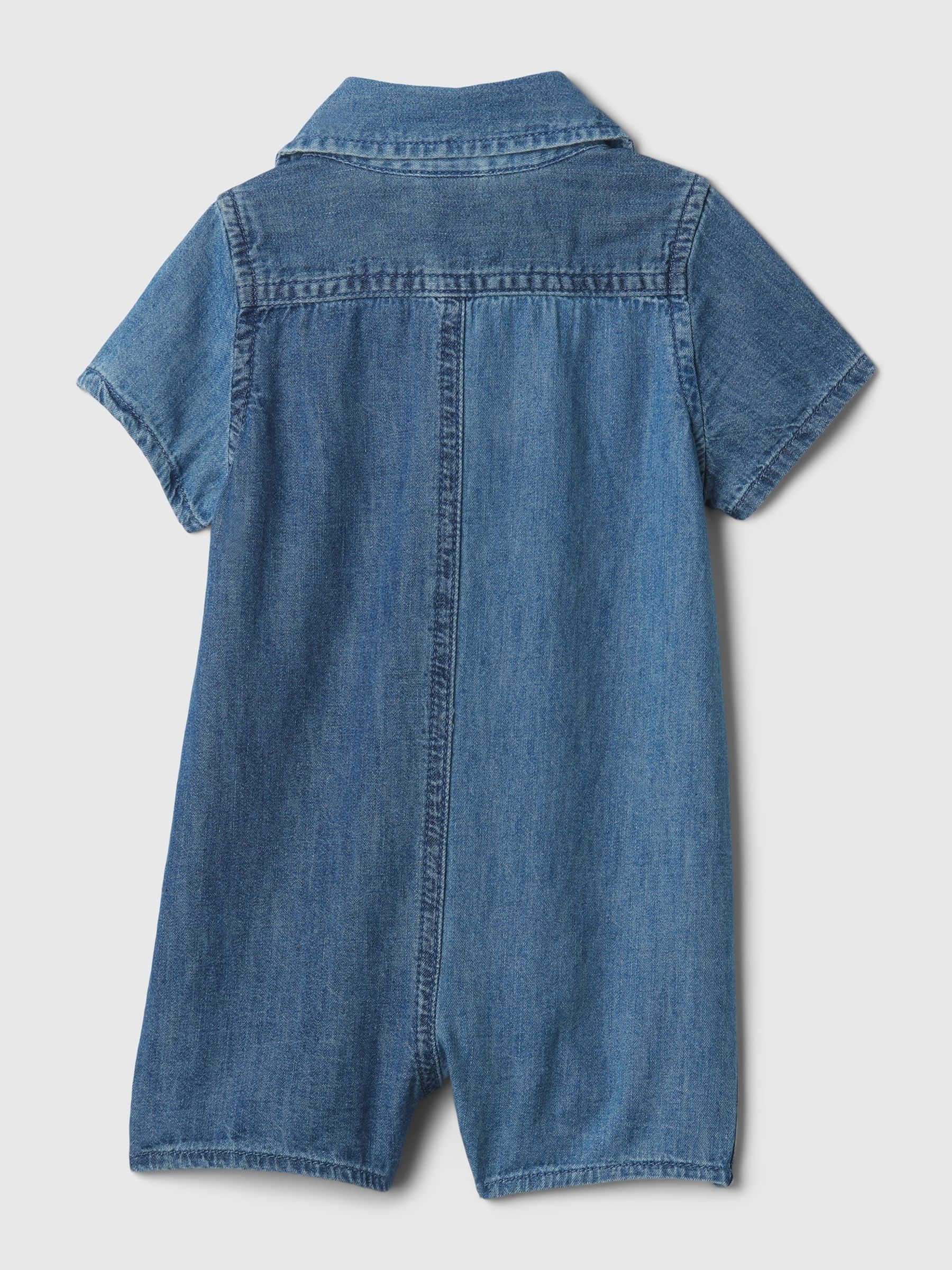 Blue Denim Brannan Bear Baby Rompersuit (Newborn-24mths) - Image 2 of 2