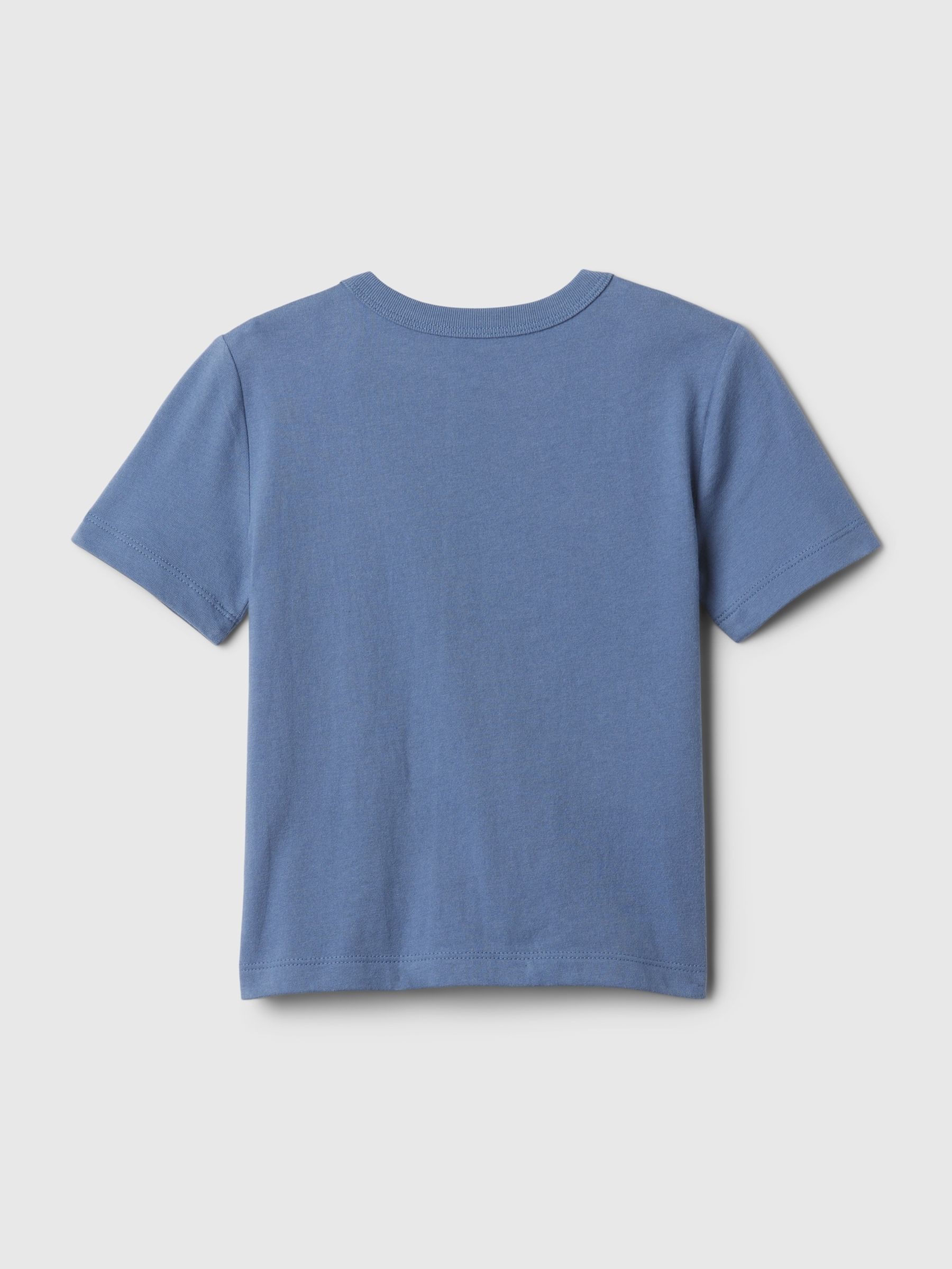 Blue Branan Bear Graphic Logo Short Sleeve Crew Neck T-Shirt (Newborn-5yrs) - Image 2 of 2