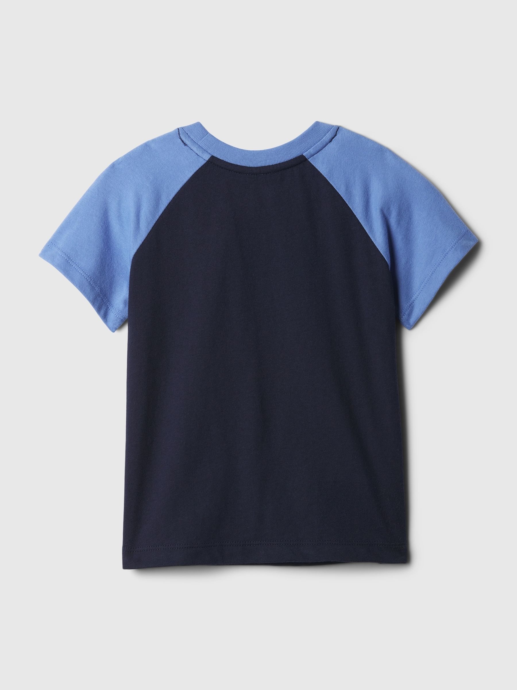Blue Logo Short Sleeve Crew Neck T-Shirt (Newborn-5yrs) - Image 2 of 3