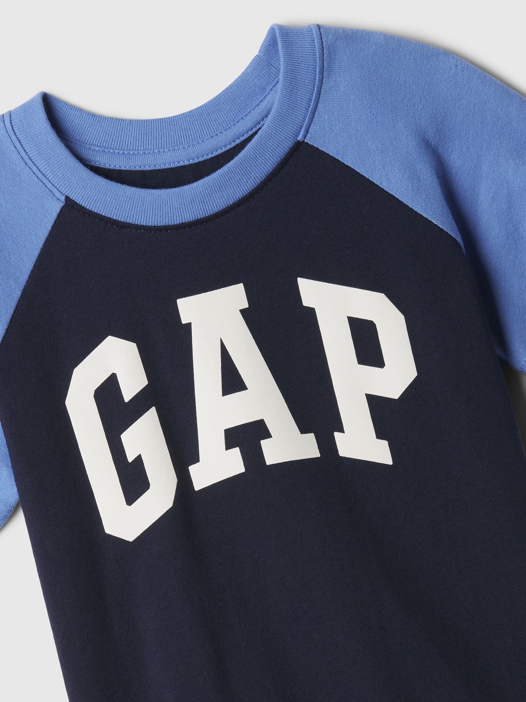 Blue Logo Short Sleeve Crew Neck T-Shirt (Newborn-5yrs) - Image 3 of 3