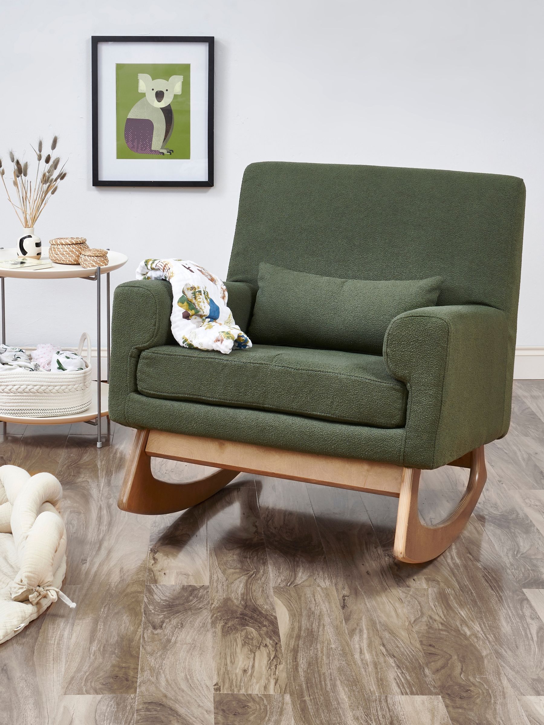 Gaia Baby Forest Green Serena Nursing Rocking Chair - Image 1 of 5